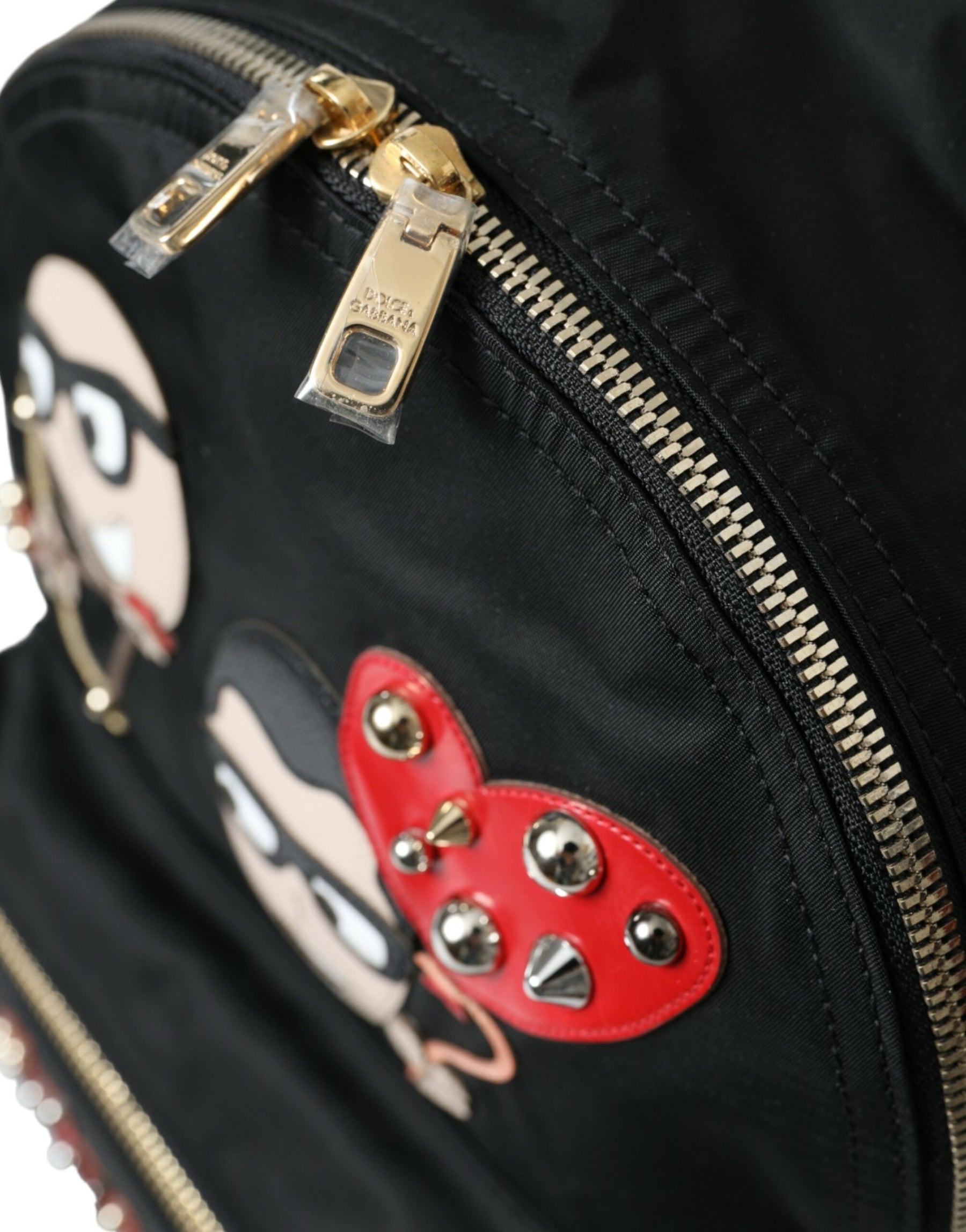 Dolce & Gabbana Black #DGFAMILY Embellished Backpack VULCANO Bag | Regal Royce