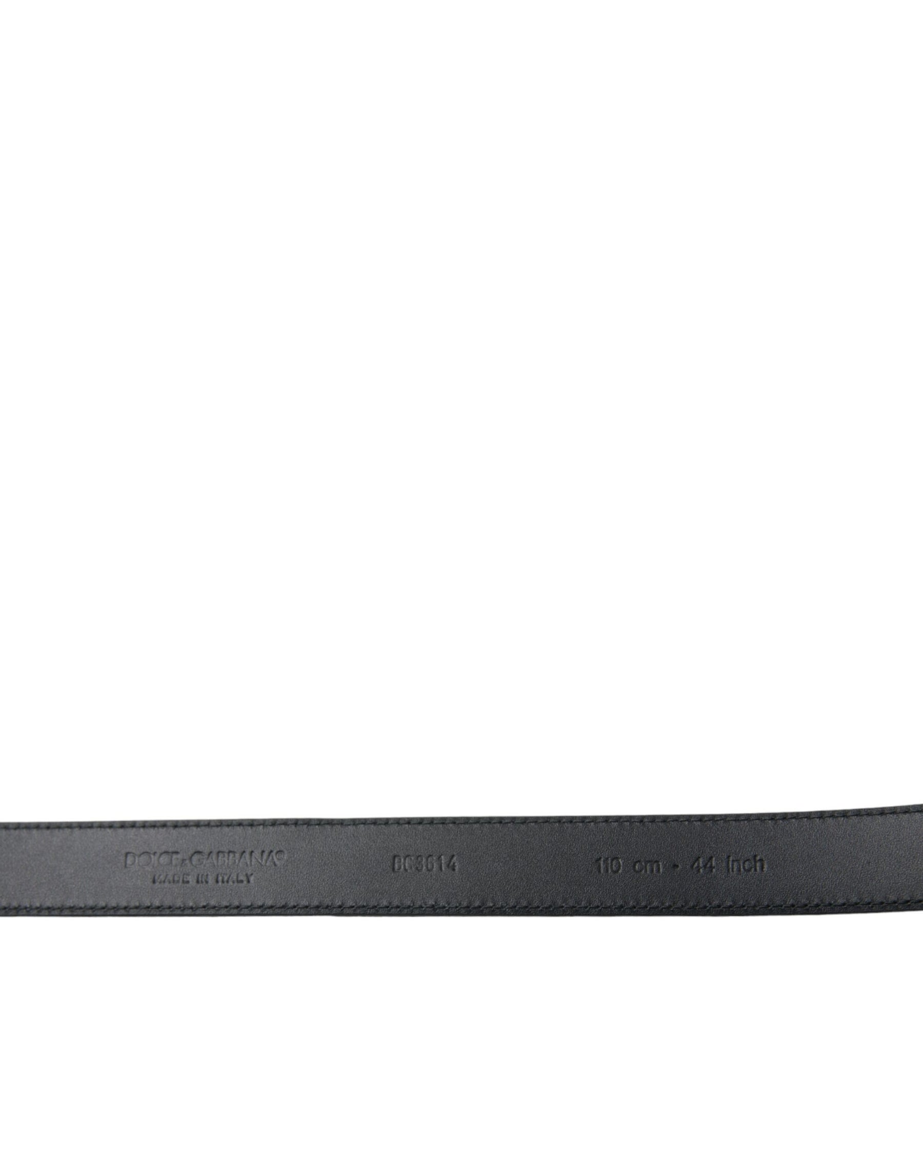 Dolce & Gabbana Black Suede Leather Gold Metal Buckle Belt | Regal Royce