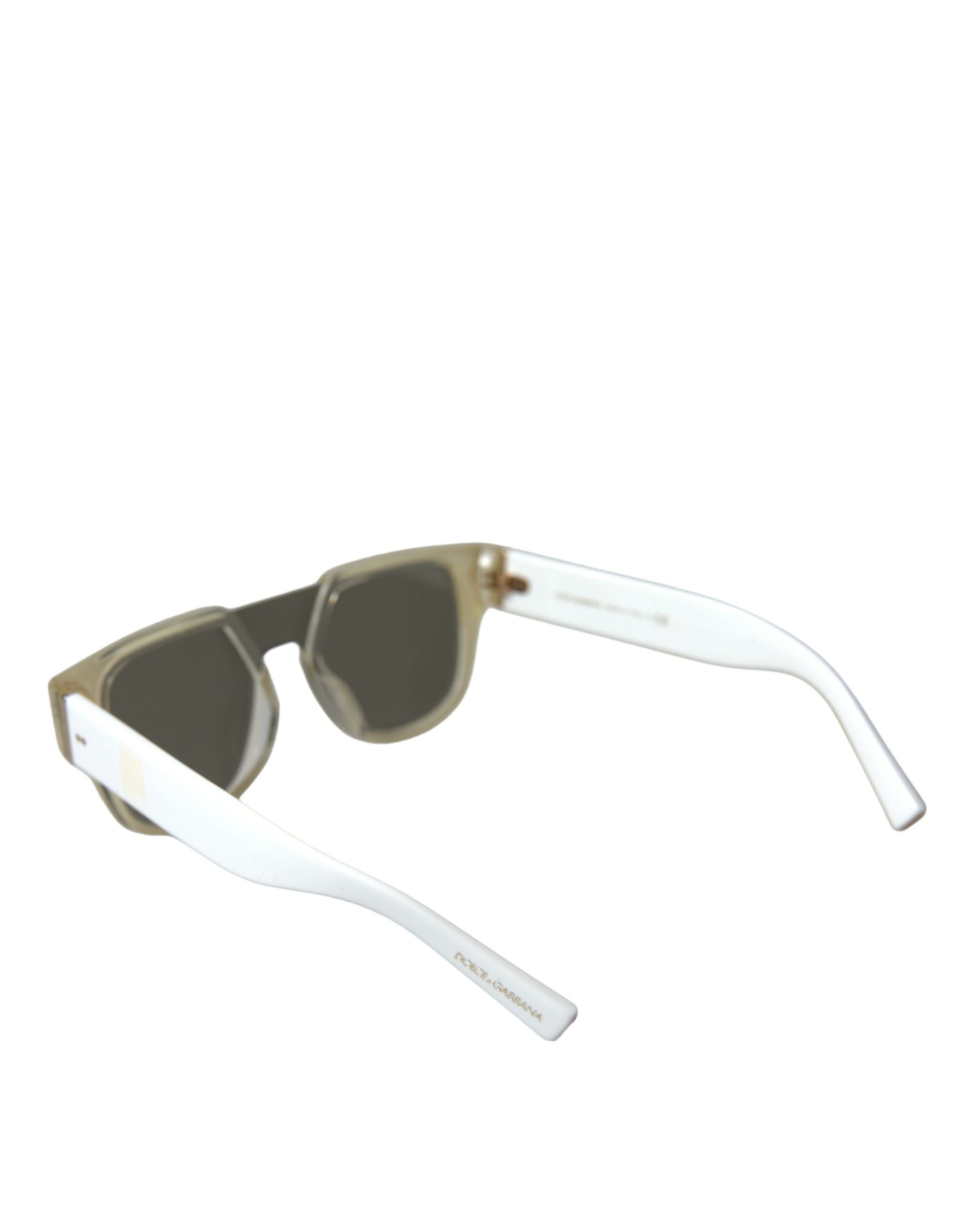 Dolce & Gabbana White Acetate Mirror Lenses DG4356 Sunglasses | Regal Royce