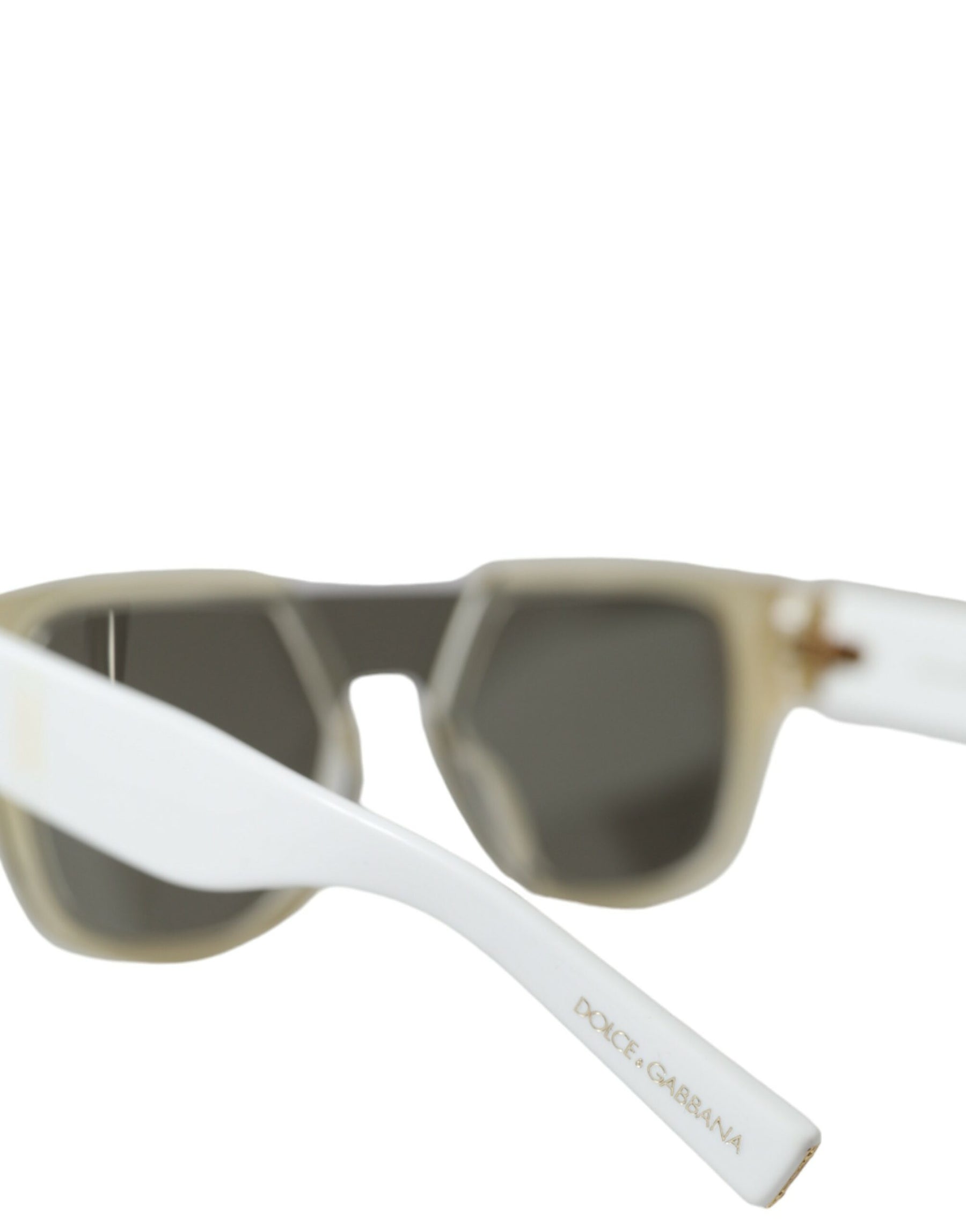 Dolce & Gabbana White Acetate Mirror Lenses DG4356 Sunglasses | Regal Royce