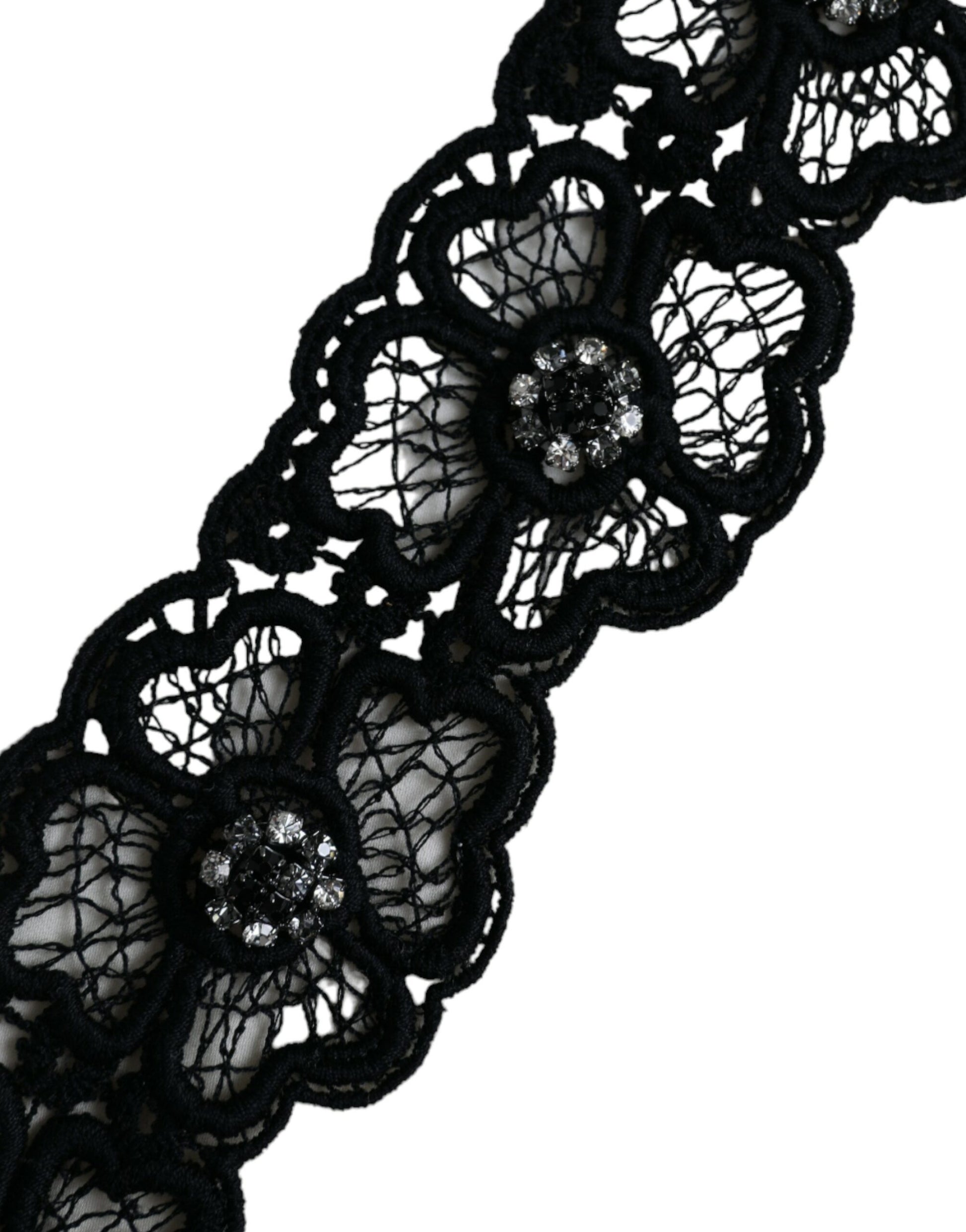 Dolce & Gabbana Off White Silk Lace Trim Short Sleeves Top