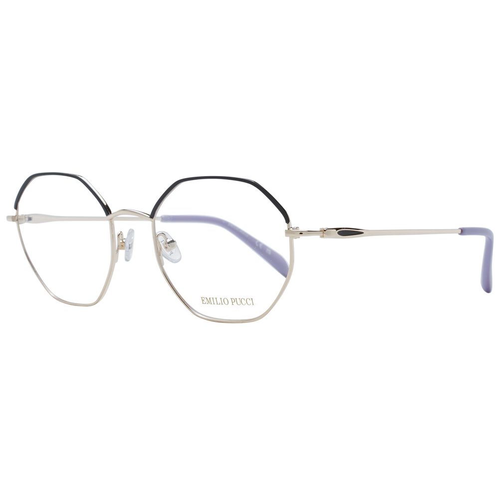 Emilio Pucci Black Metal Glasses (Frames) | Regal Royce