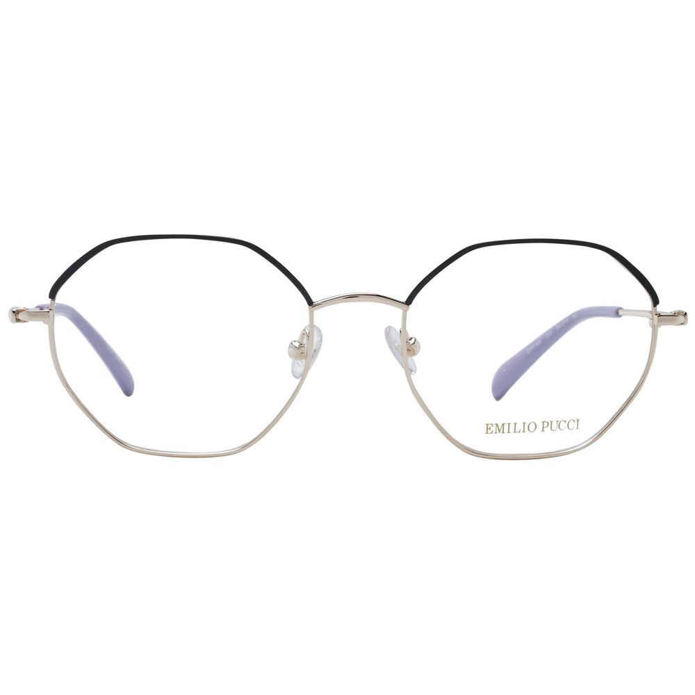 Emilio Pucci Black Metal Glasses (Frames) | Regal Royce