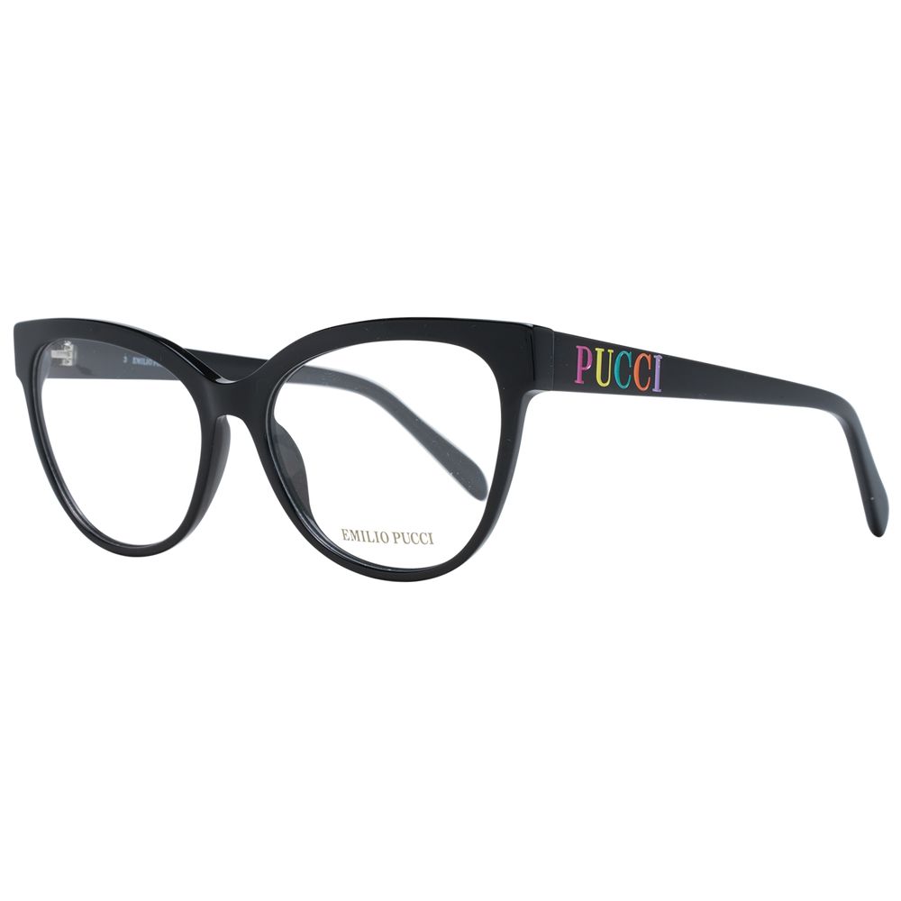 Emilio Pucci Black Plastic Glasses (Frames) | Regal Royce
