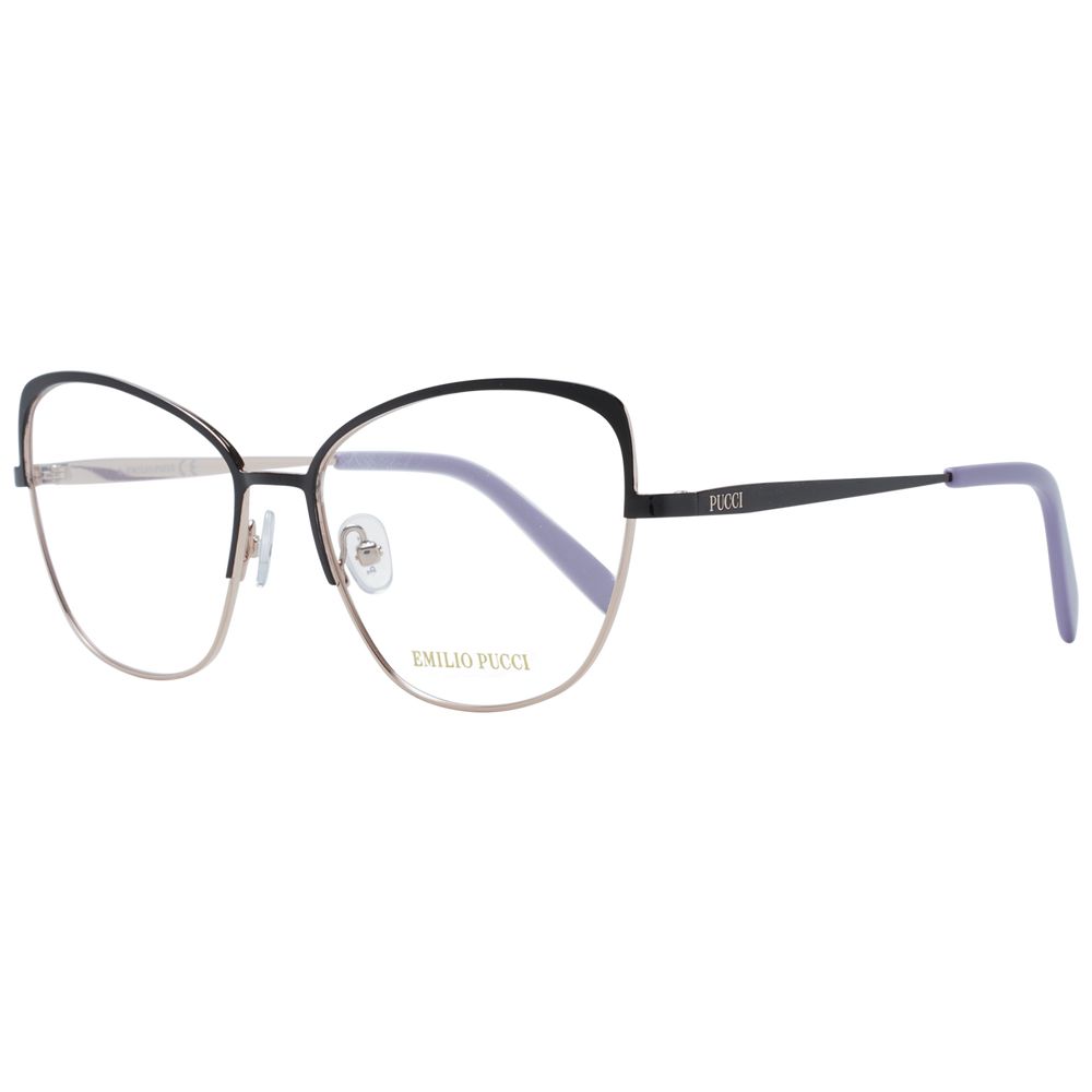 Emilio Pucci Black Metal Glasses (Frames) | Regal Royce
