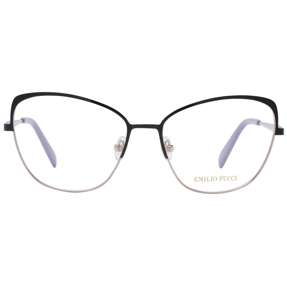 Emilio Pucci Black Metal Glasses (Frames) | Regal Royce