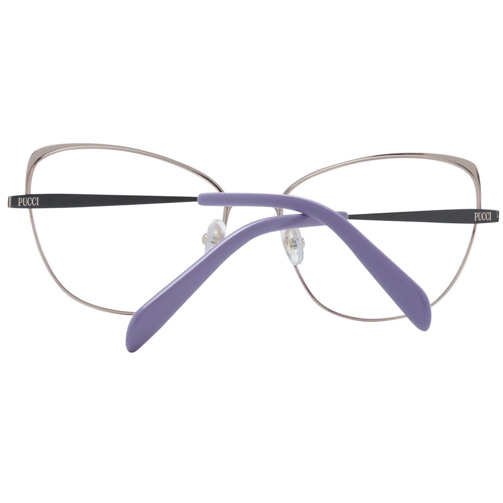 Emilio Pucci Black Metal Glasses (Frames) | Regal Royce