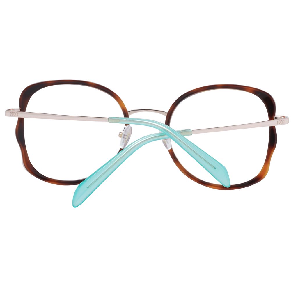 Emilio Pucci Brown Metal & Plastic Glasses (Frames) | Regal Royce