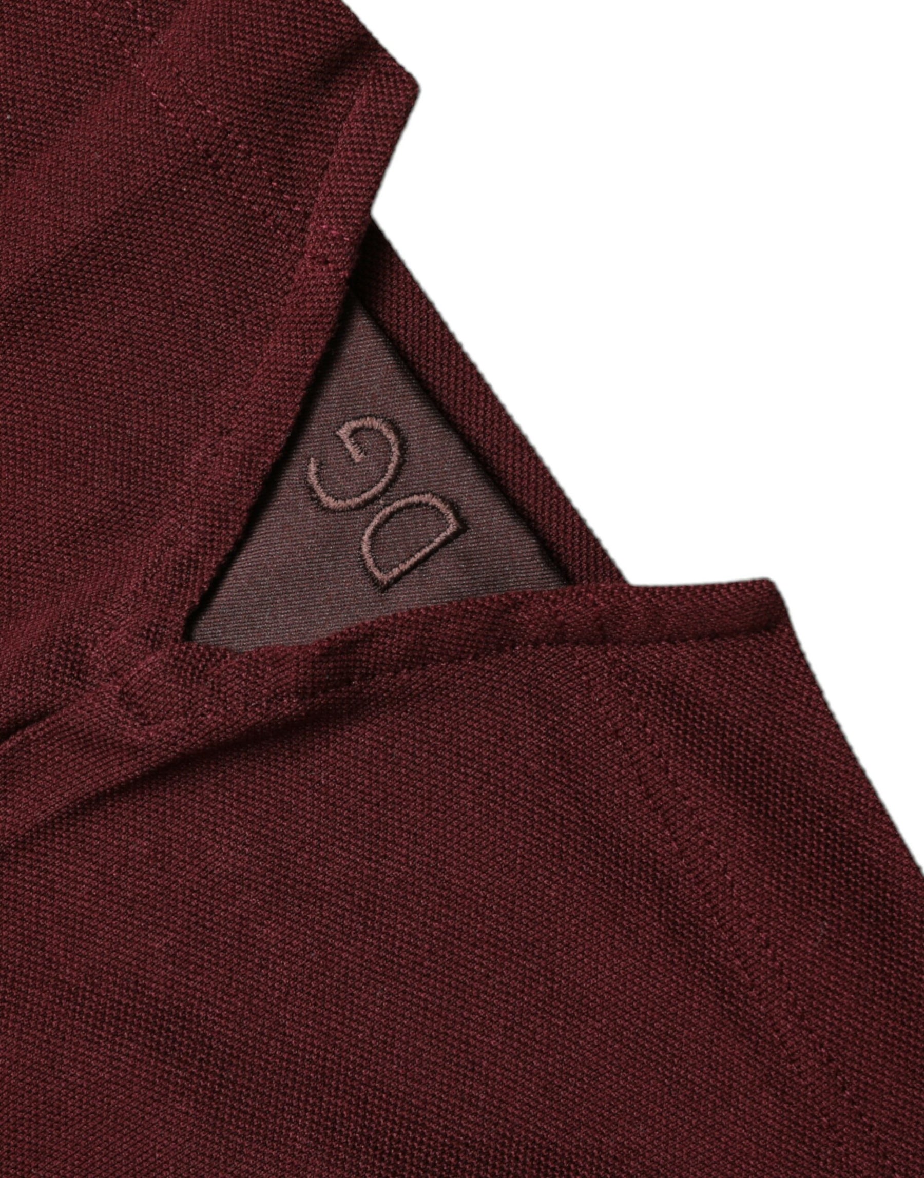 Dolce & Gabbana Maroon Collared Short Sleeves Polo T-shirt | Regal Royce
