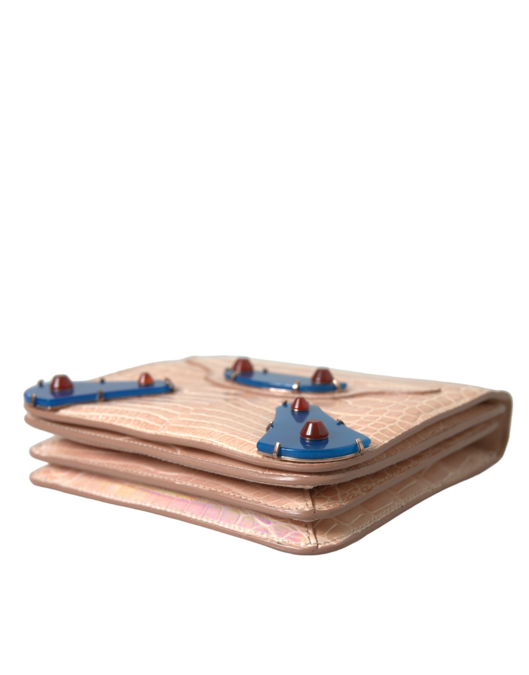 Balenciaga Beige Blue Agate Exotic Leather Gold Chain Purse Bag | Regal Royce