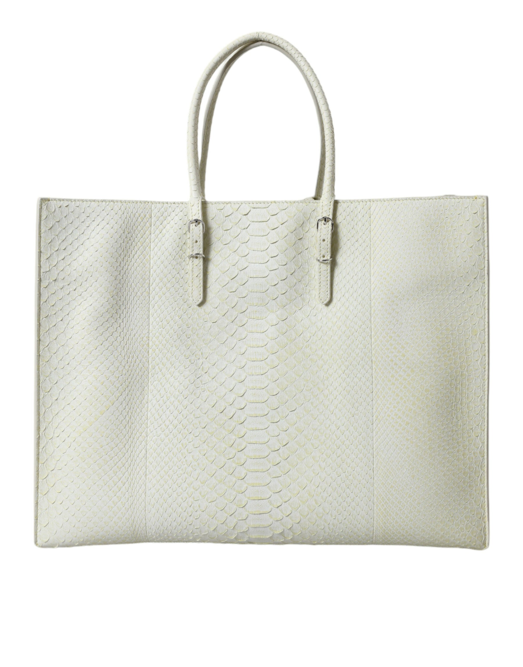Balenciaga White Yellow Exotic Skin Leather Shopping Tote PAPIER Bag | Regal Royce