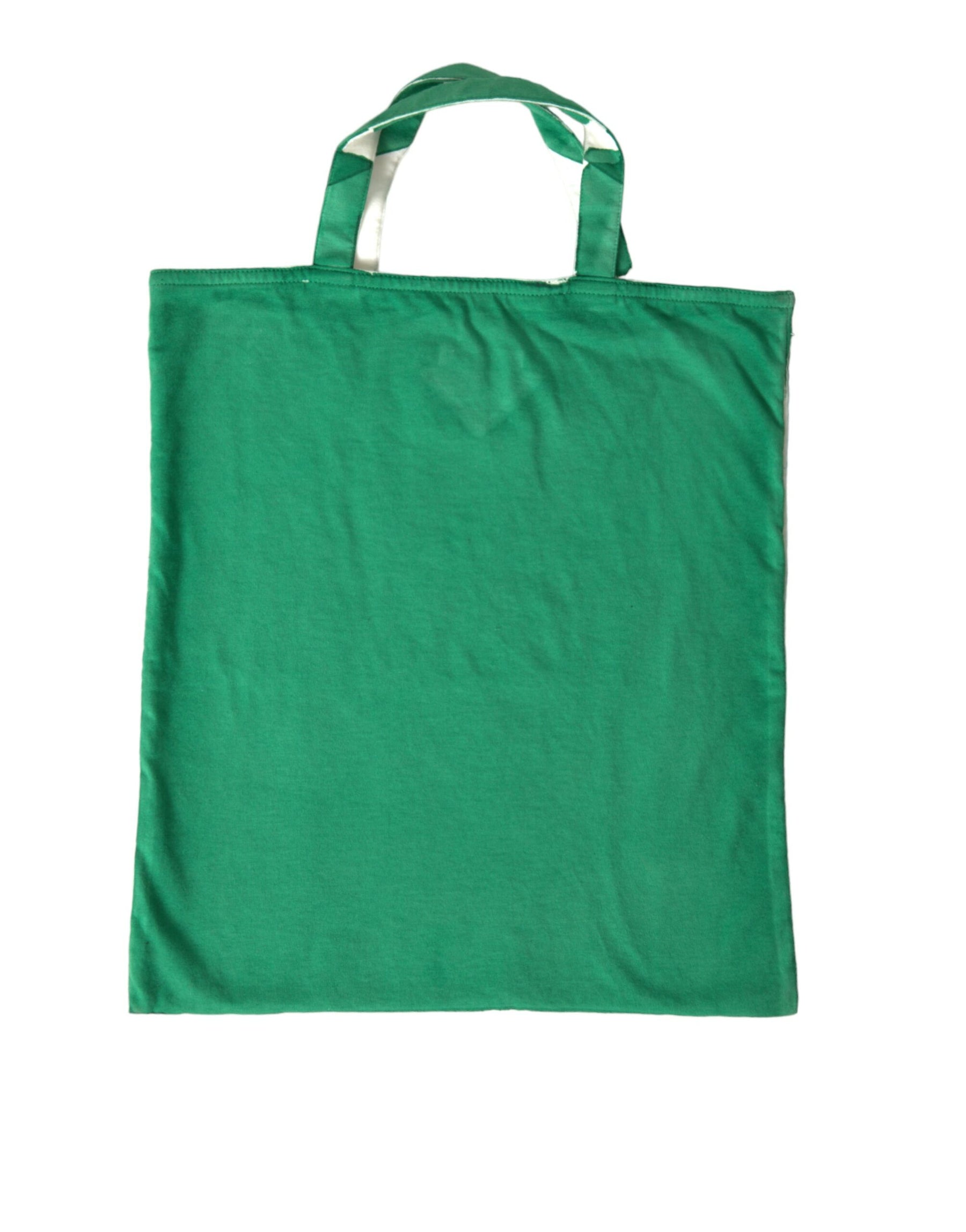 Prada Green Jersey Fabric Logo Shoulder Shopping Tote Shopping Bag | Regal Royce