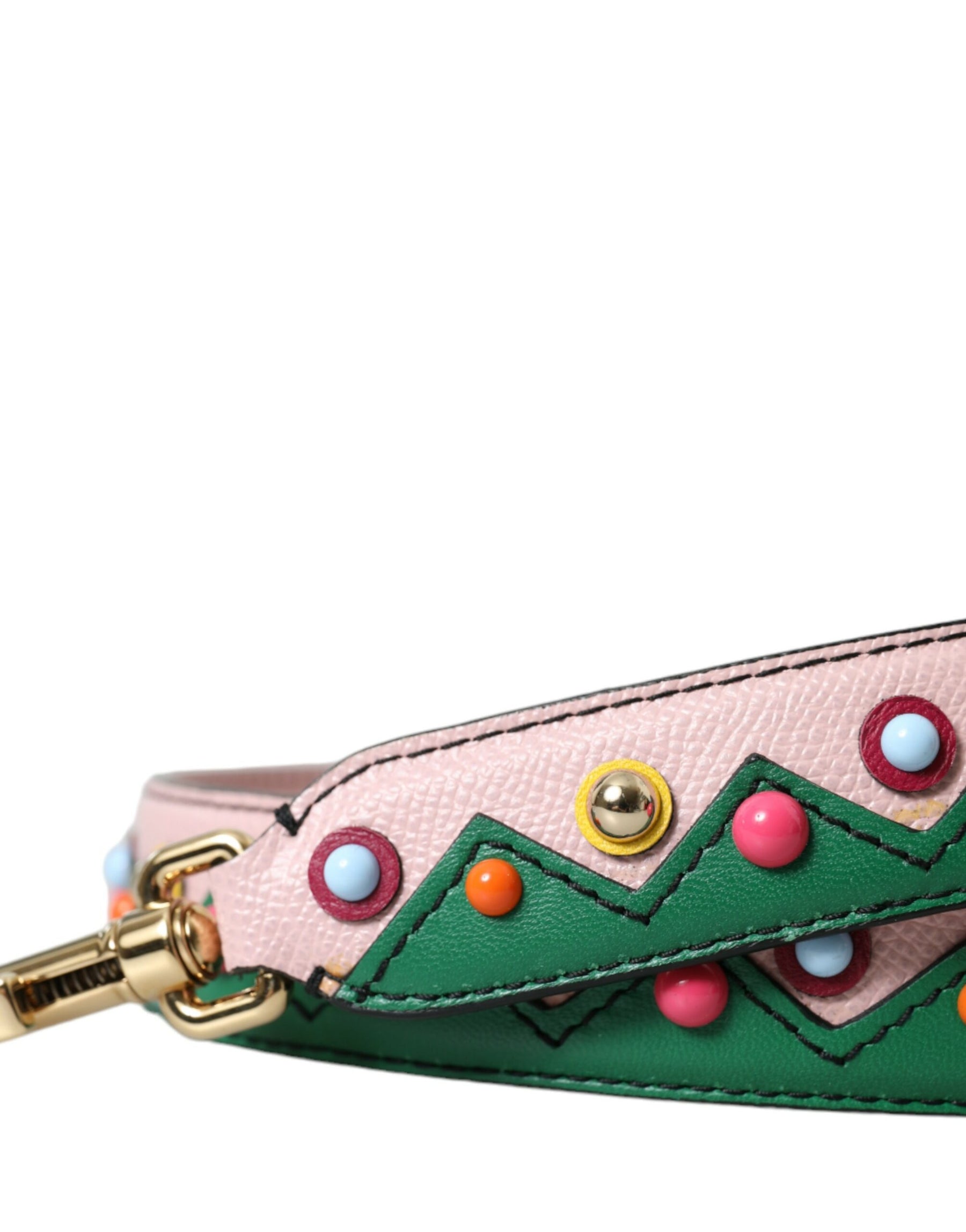Dolce & Gabbana Pink Leather Handbag Accessory Shoulder Strap | Regal Royce