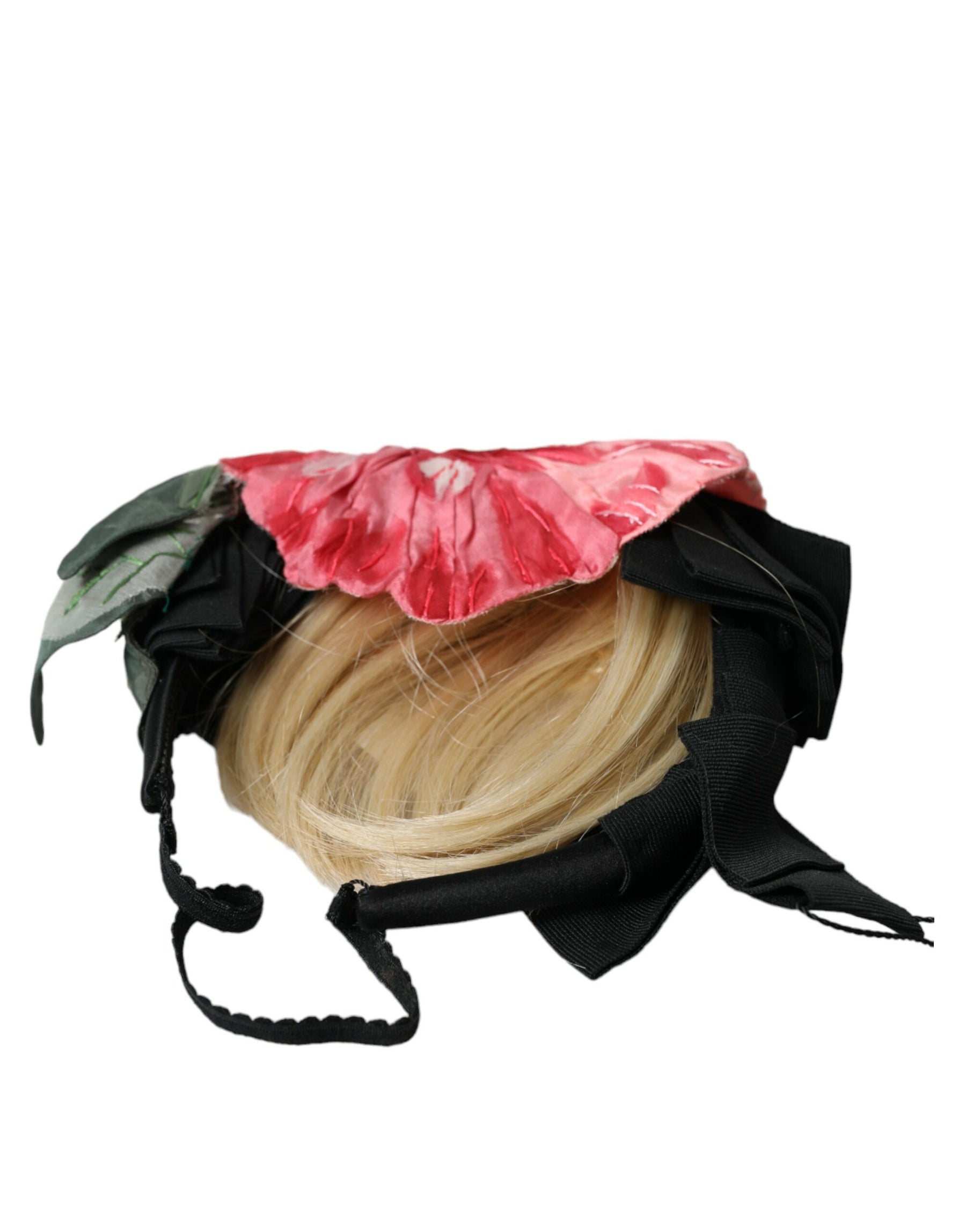 Dolce & Gabbana Black Viscose White Hair Parrucchiera Headband Diadem | Regal Royce