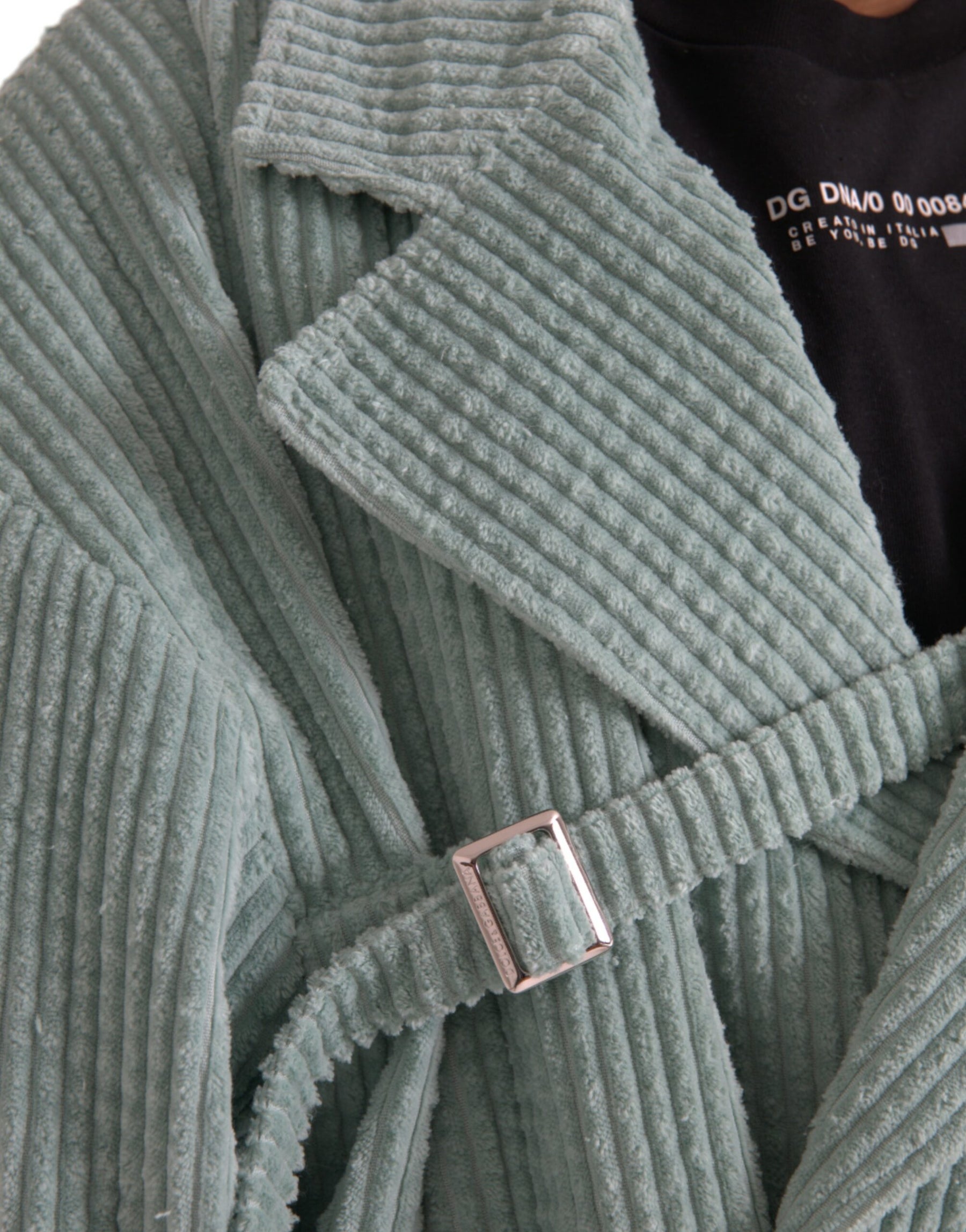 Dolce & Gabbana Blue Double Breasted Corduroy Cotton Jacket | Regal Royce