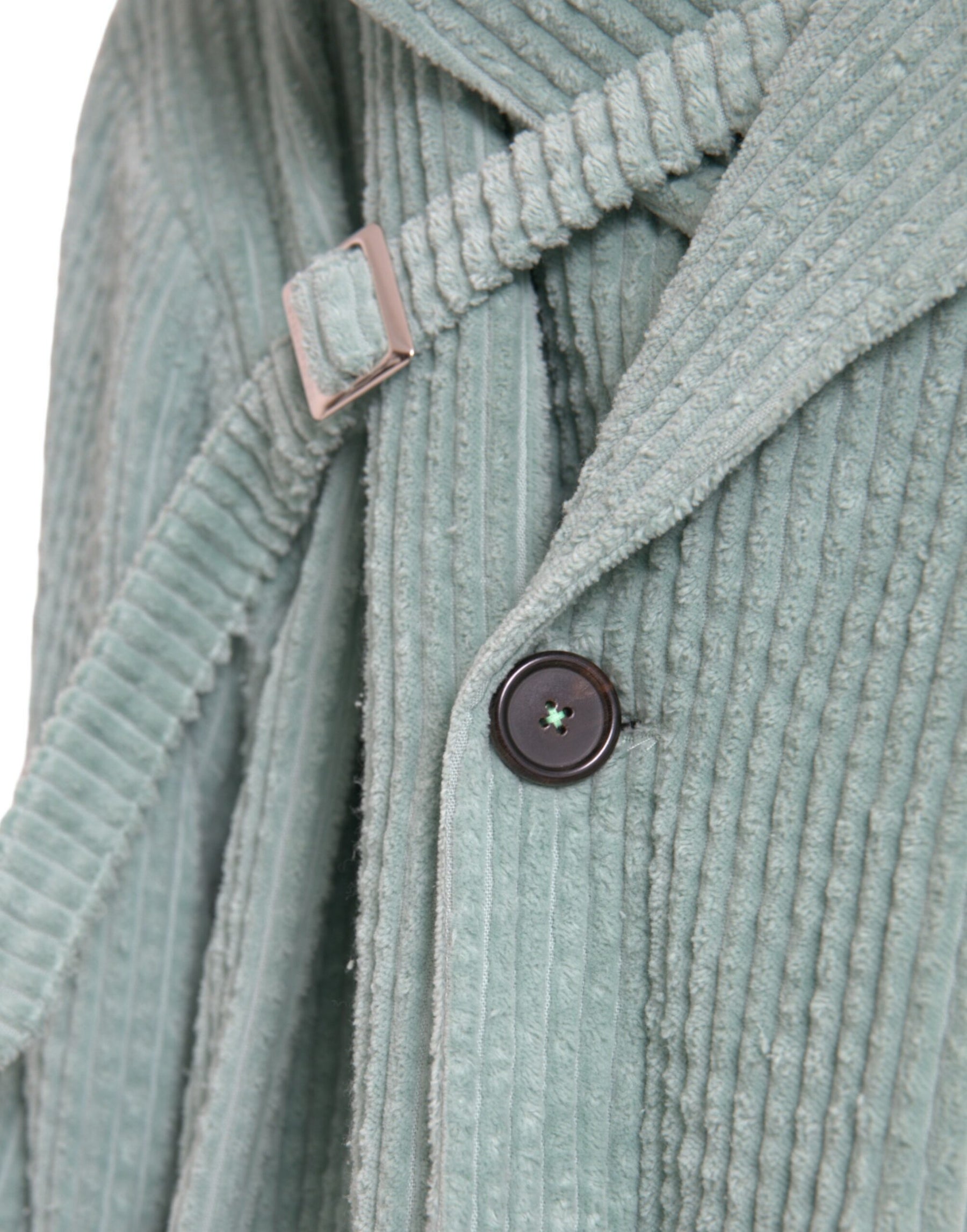 Dolce & Gabbana Blue Double Breasted Corduroy Cotton Jacket | Regal Royce