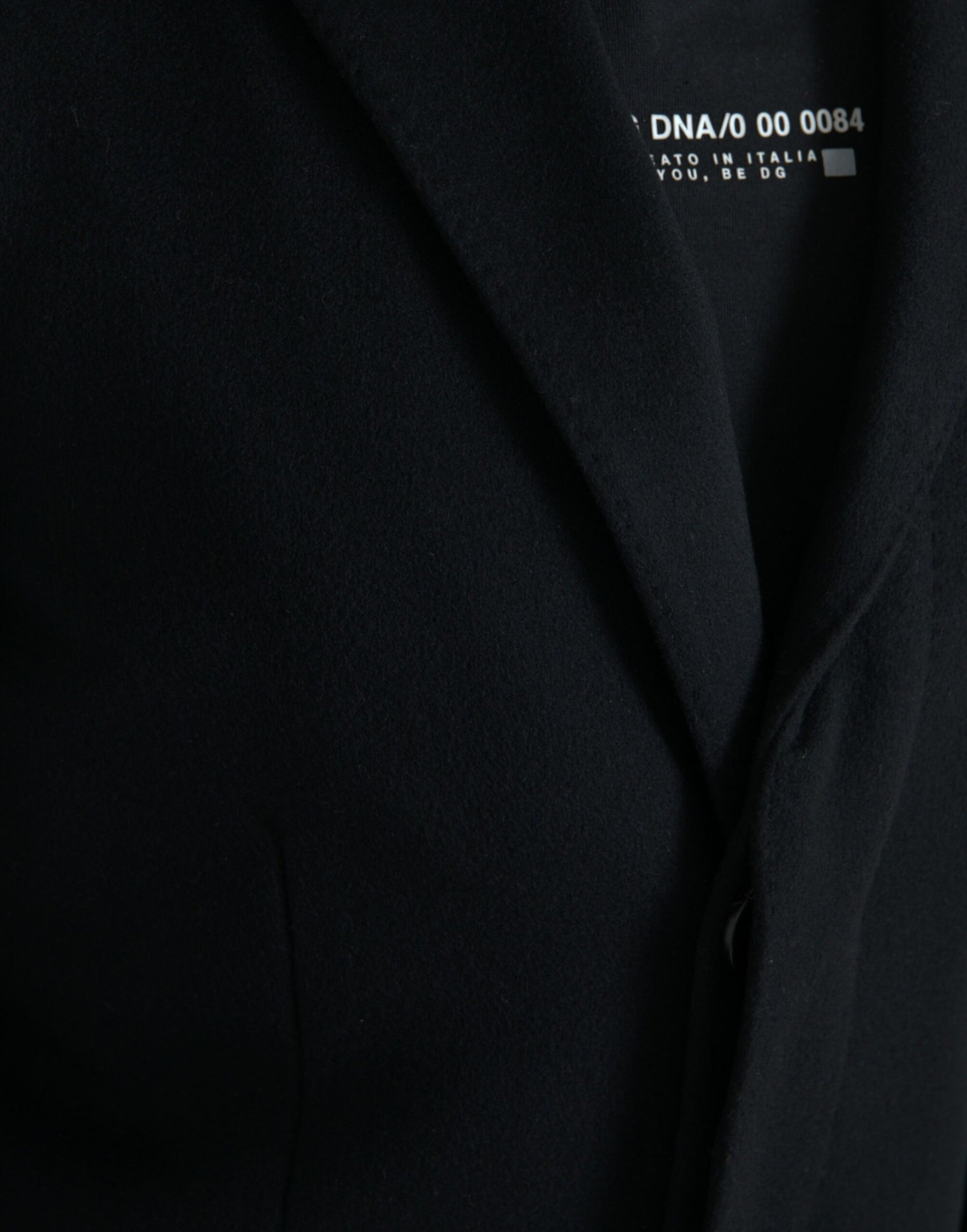 Dolce & Gabbana Black Single Breasted Trench Coat Jacket | Regal Royce