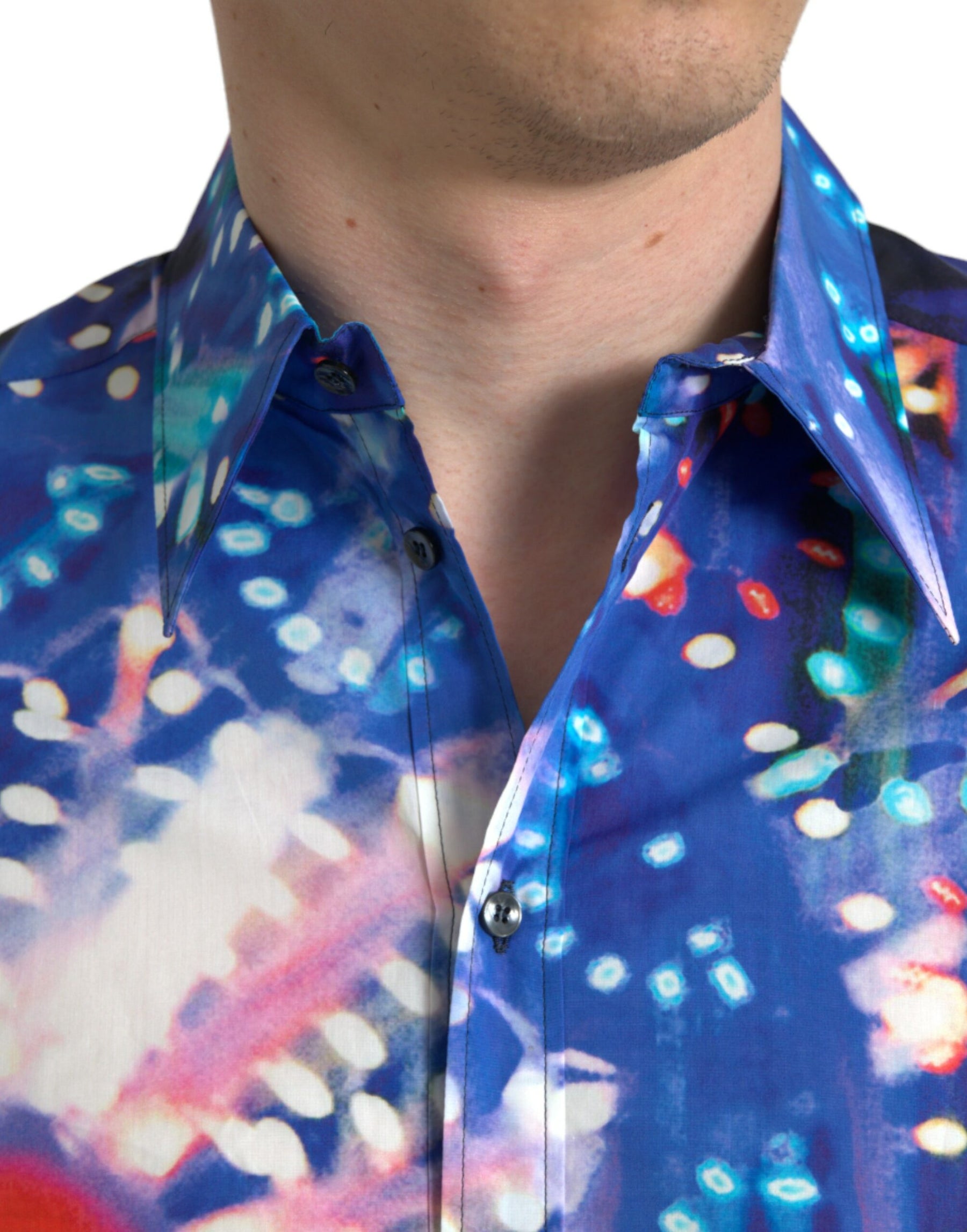 Dolce & Gabbana Multicolor Luminarie Slim MARTINI Shirt | Regal Royce