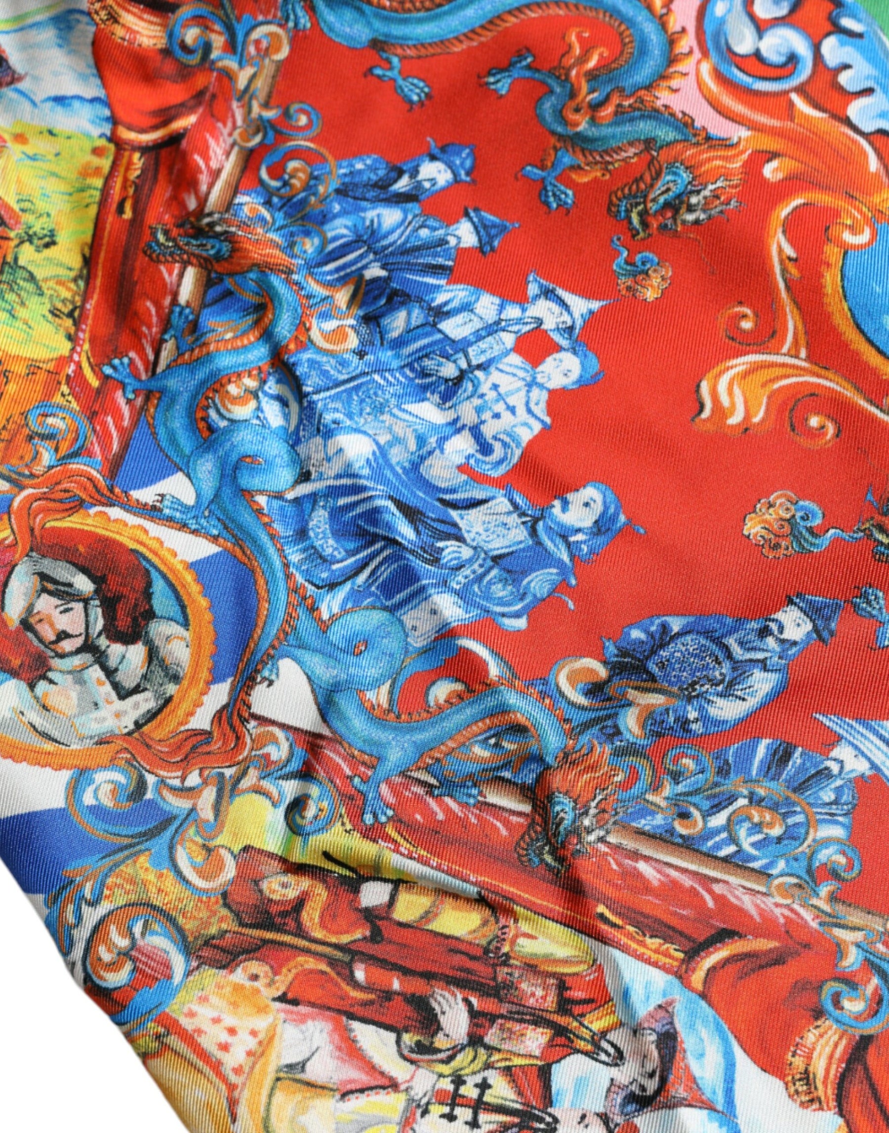 Dolce & Gabbana Multicolor Patterned Button Down Casual Shirt | Regal Royce