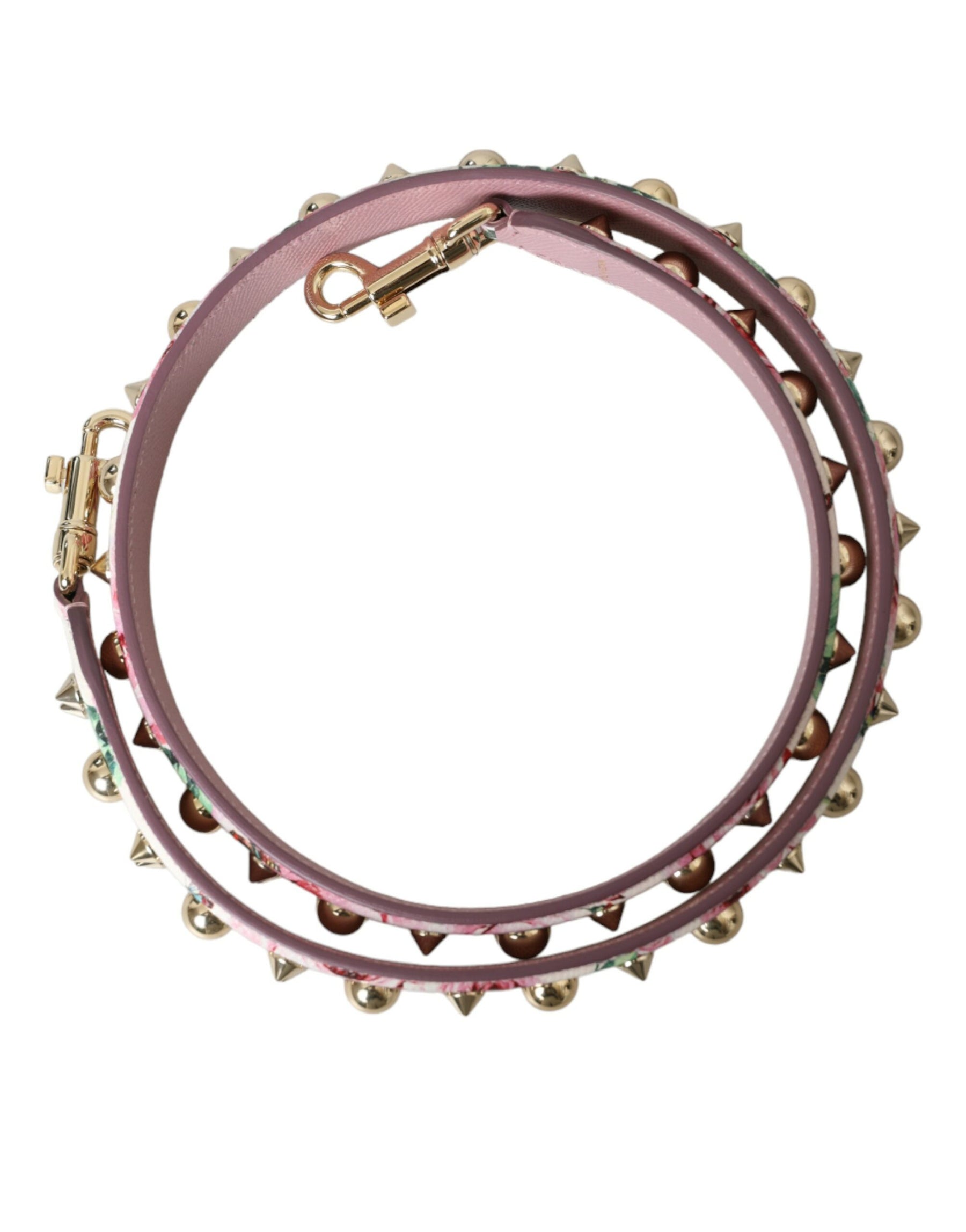 Dolce & Gabbana Pink Floral Handbag Accessory Shoulder Strap | Regal Royce