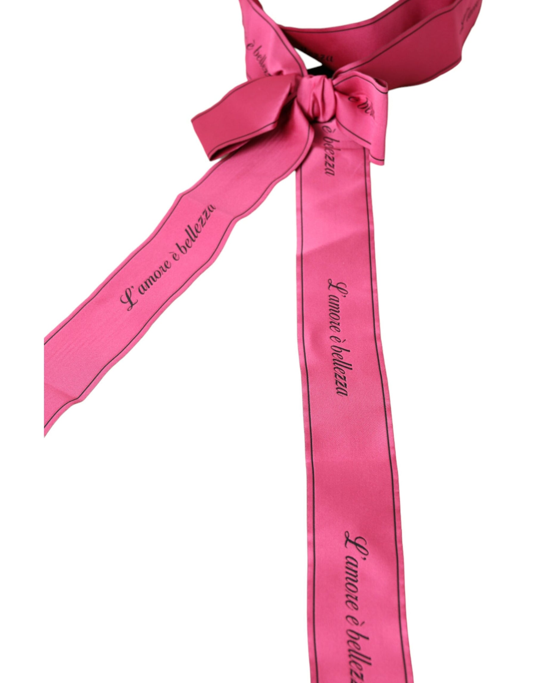 Dolce & Gabbana Pink L'Amore E'Bellezza Waist Belt | Regal Royce