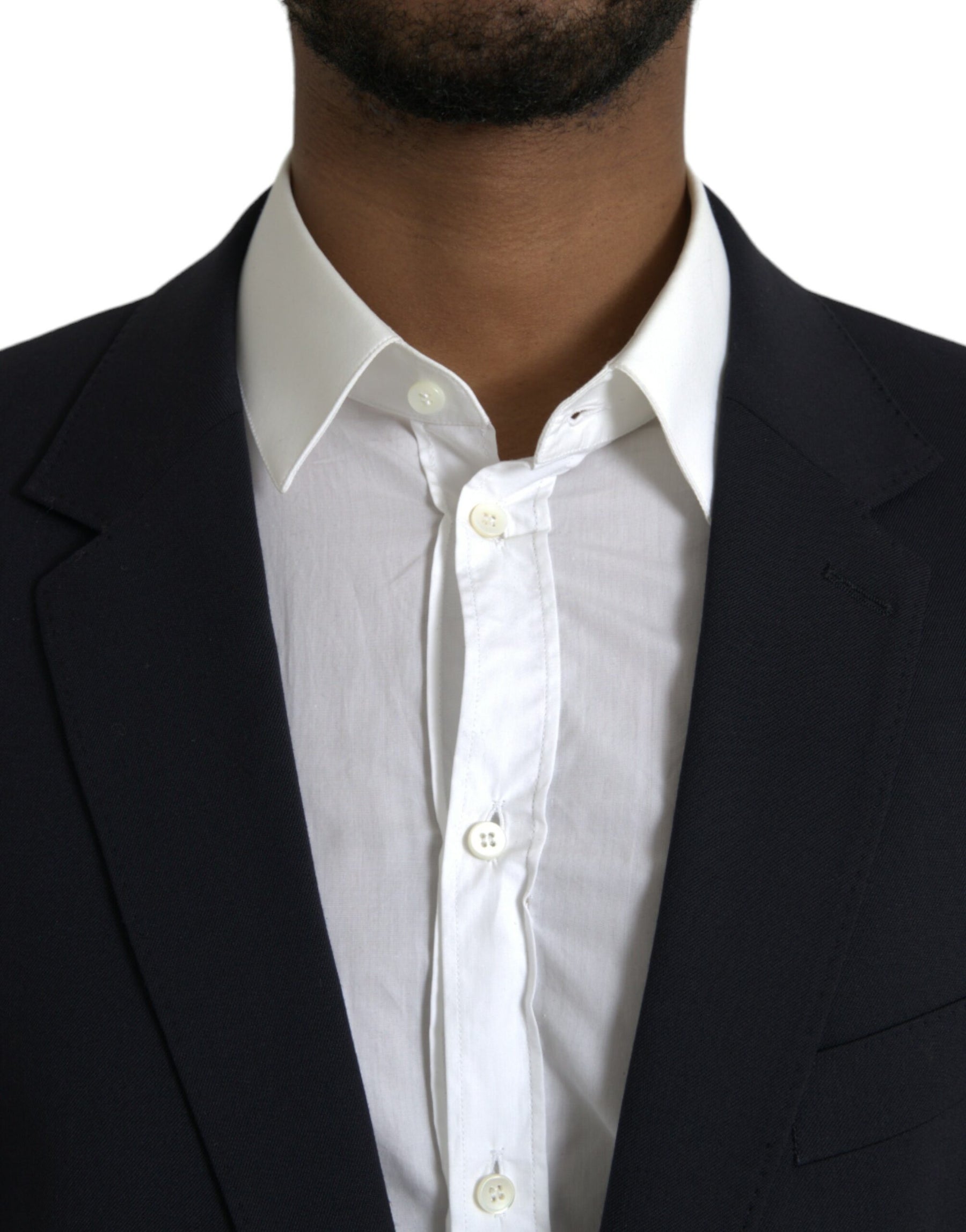 Dolce & Gabbana Black MARTINI Single Breasted Coat Blazer | Regal Royce