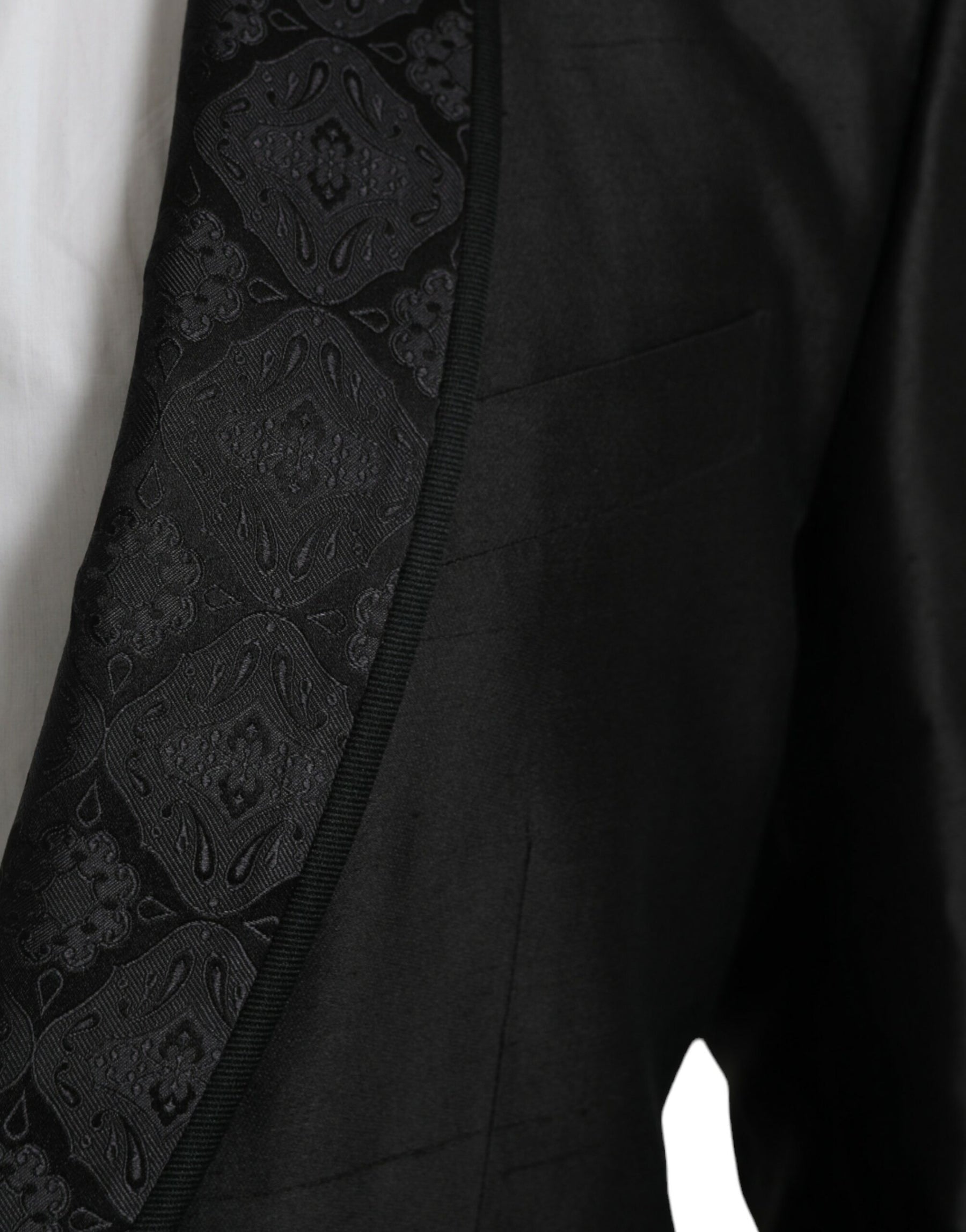 Dolce & Gabbana Black MARTINI Single Breasted Coat Blazer | Regal Royce