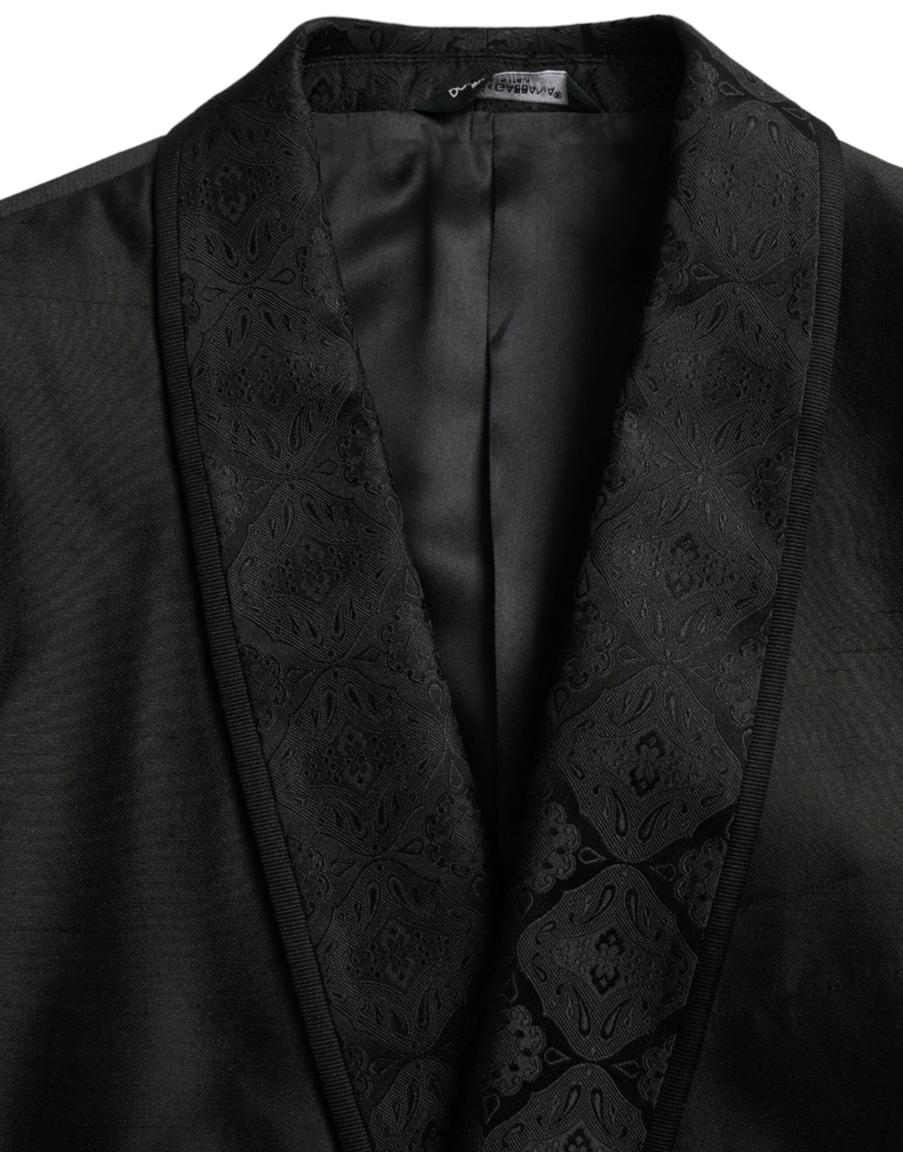 Dolce & Gabbana Black MARTINI Single Breasted Coat Blazer | Regal Royce