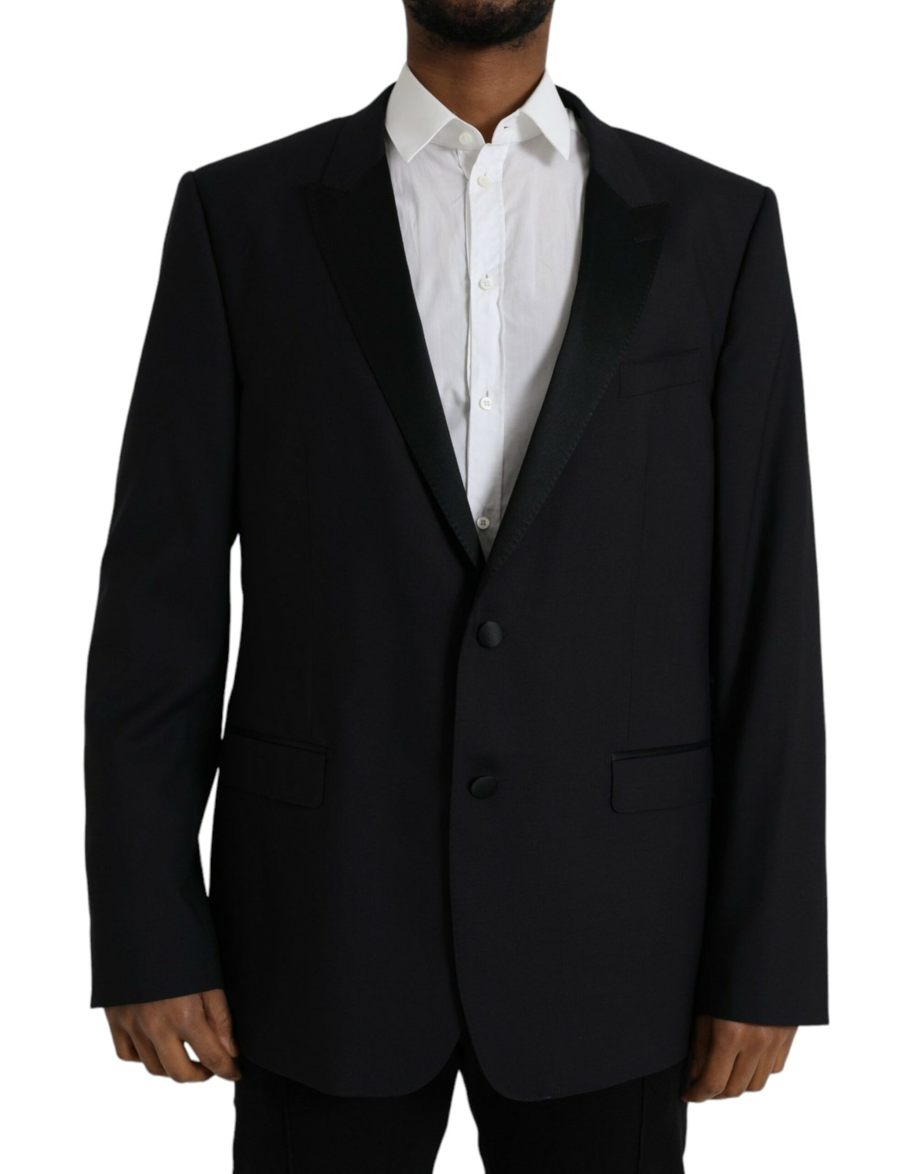Dolce & Gabbana Blue MARTINI Single Breasted Coat Blazer | Regal Royce