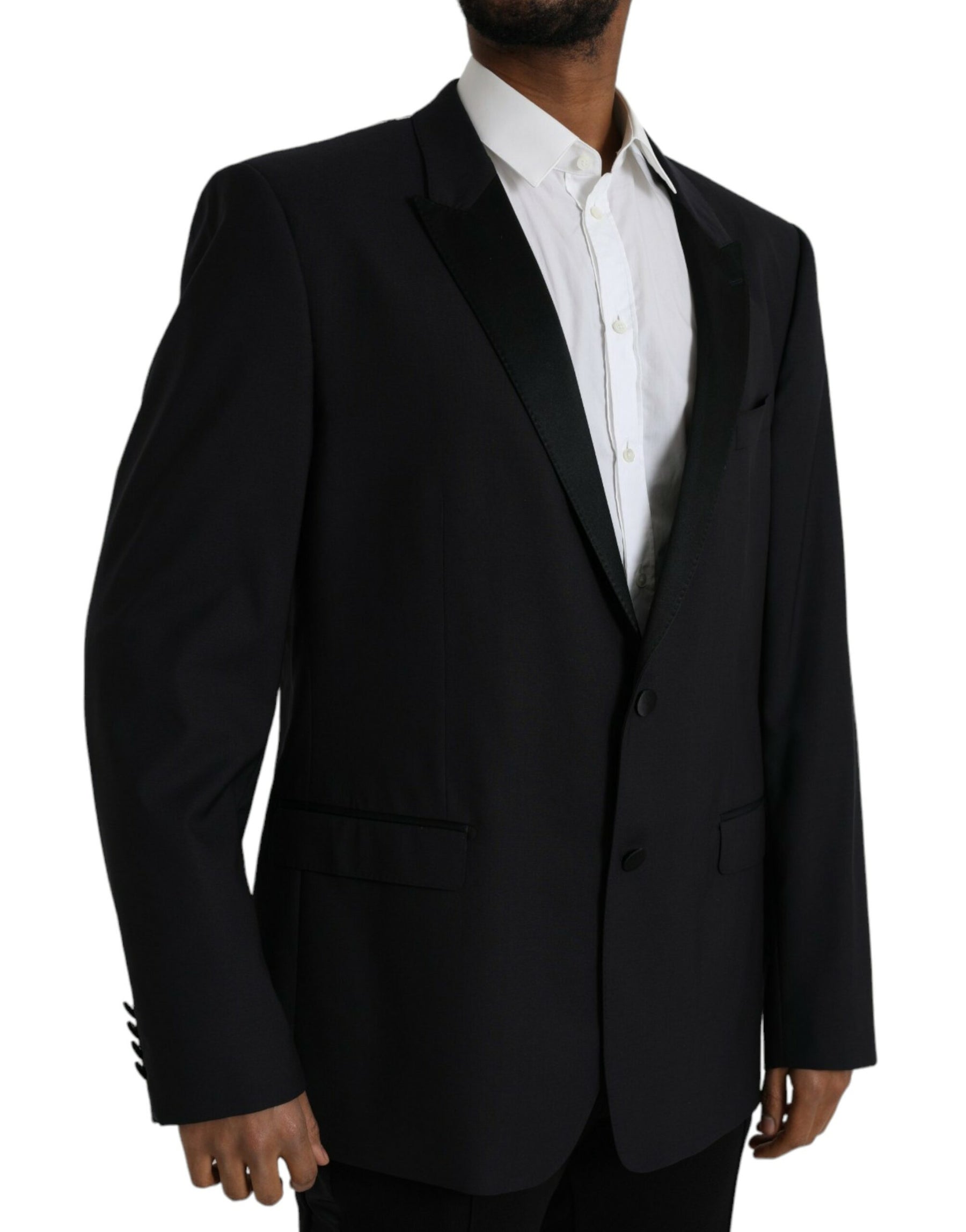 Dolce & Gabbana Blue MARTINI Single Breasted Coat Blazer | Regal Royce