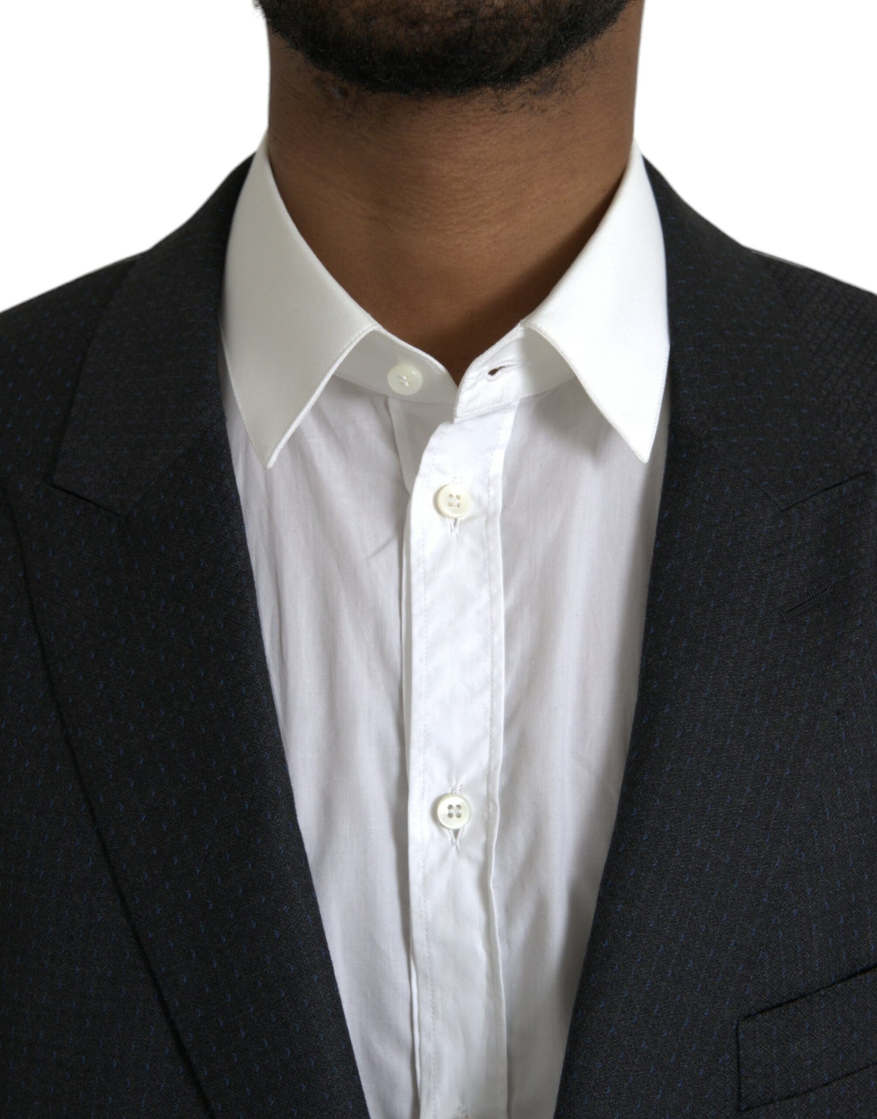 Dolce & Gabbana Black Wool MARTINI Single Breasted Coat Blazer | Regal Royce