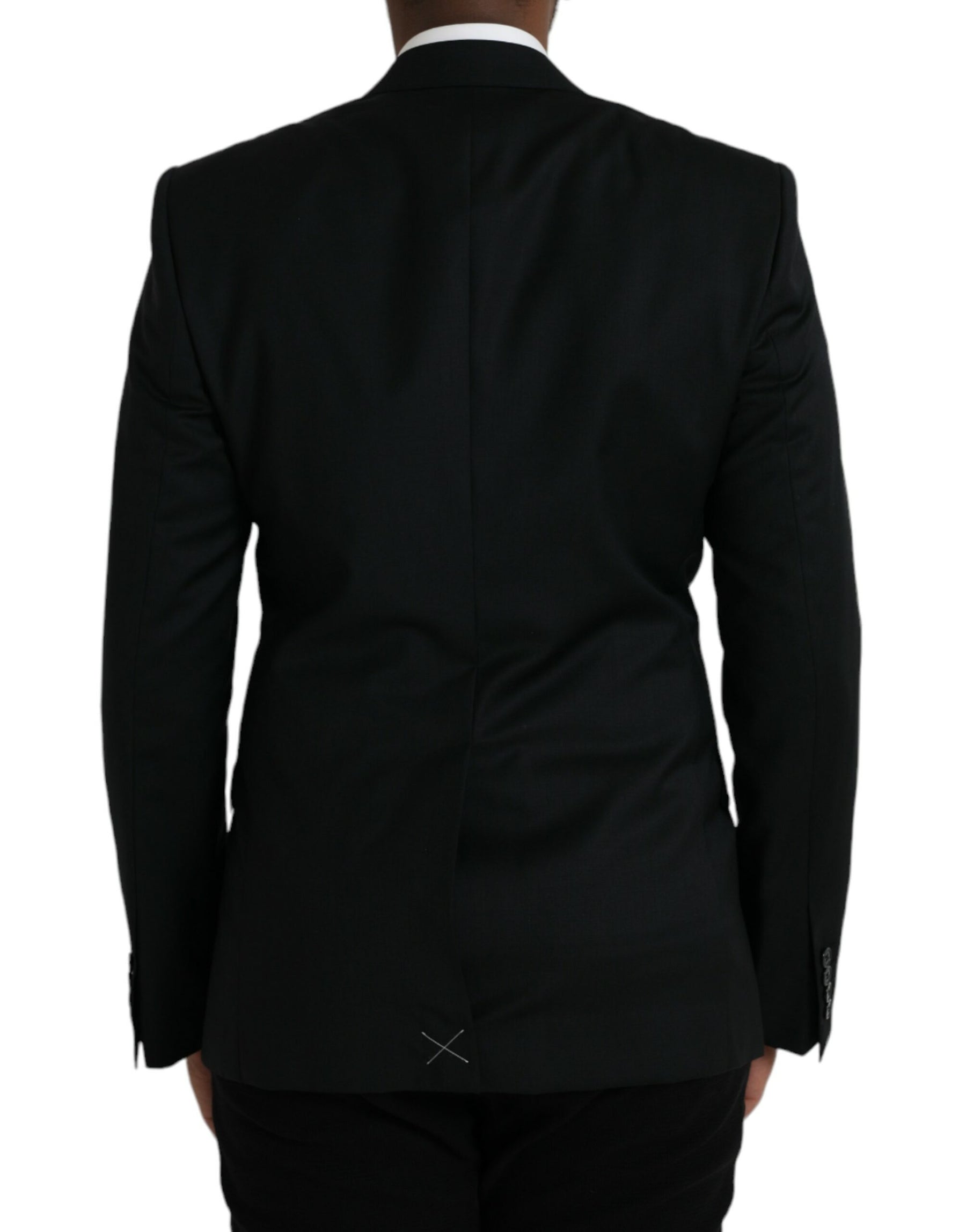Dolce & Gabbana Black Wool MARTINI Single Breasted Blazer | Regal Royce
