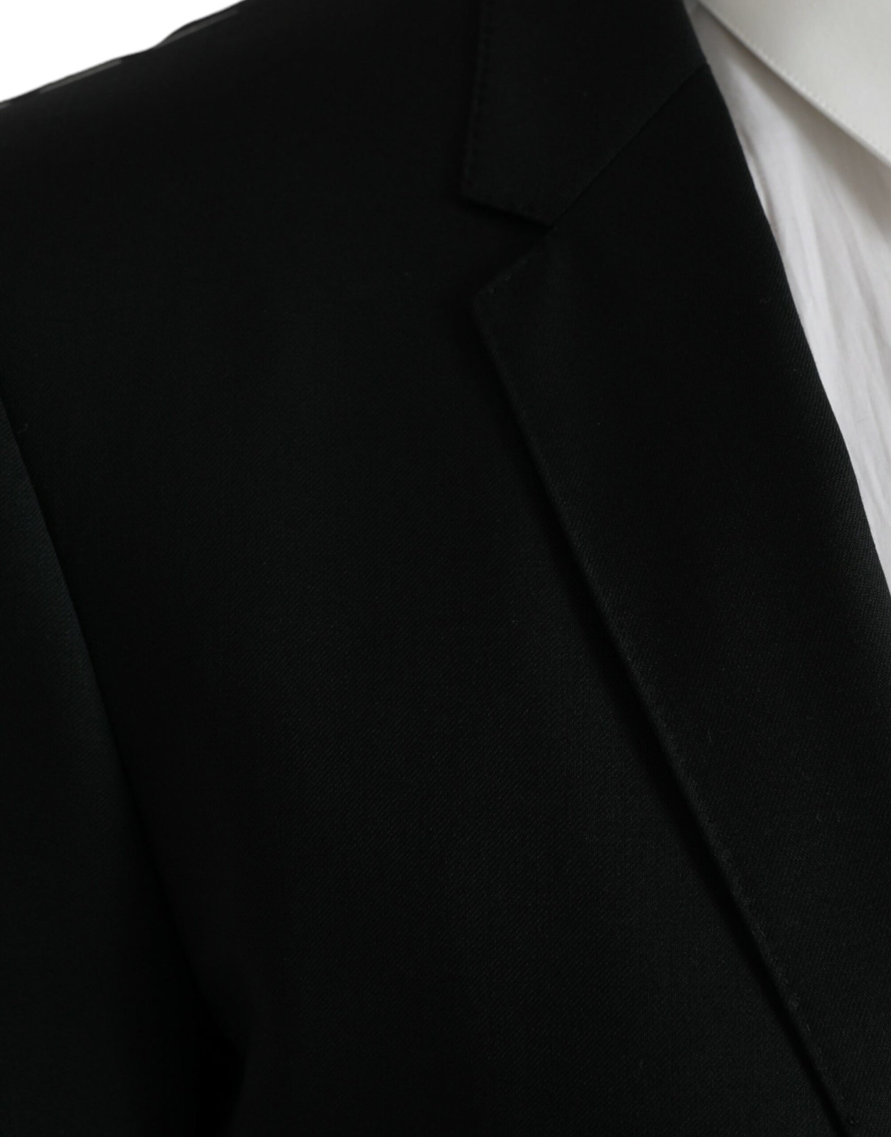 Dolce & Gabbana Black Wool MARTINI Single Breasted Blazer | Regal Royce