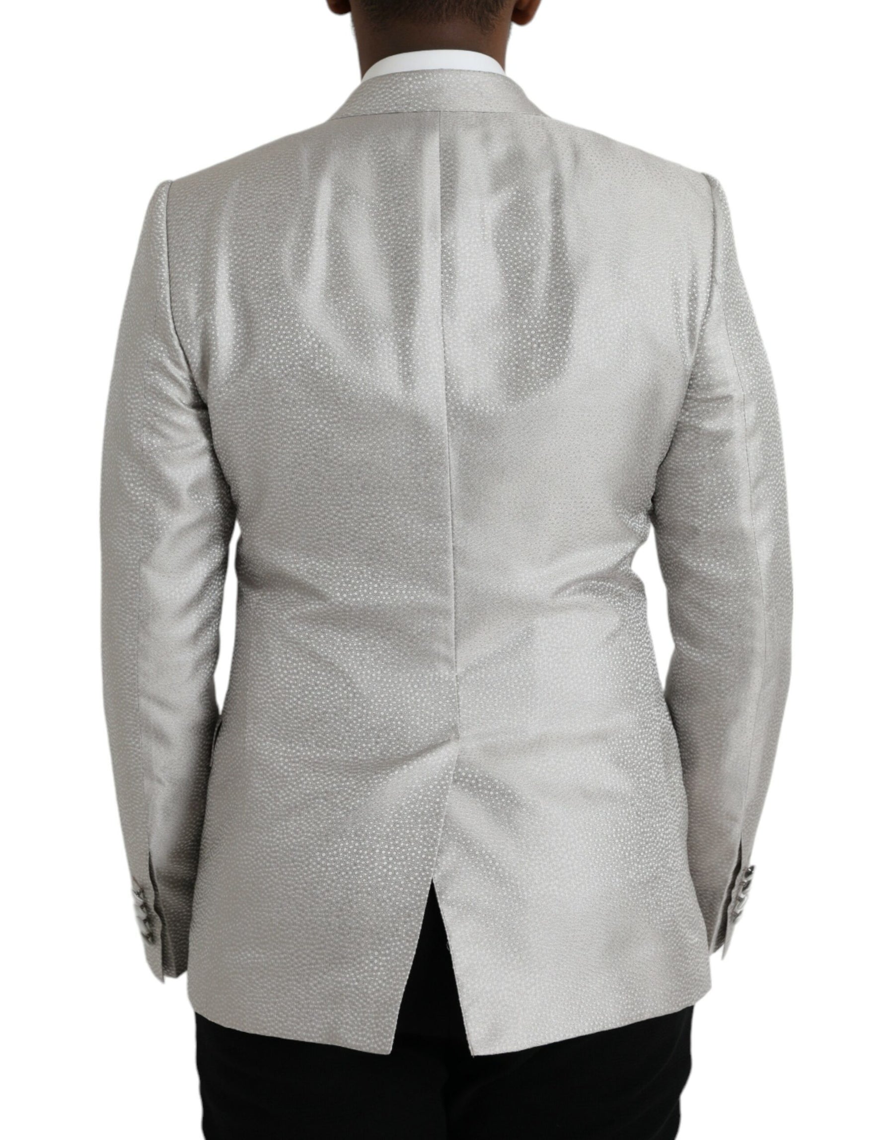 Dolce & Gabbana Off White MARTINI Double Breasted Coat Blazer | Regal Royce