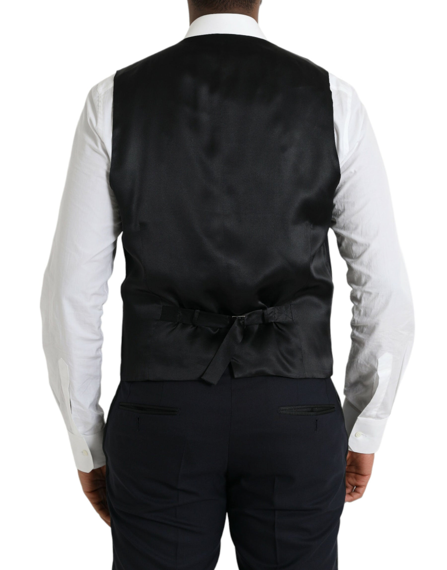 Dolce & Gabbana Dark Blue MARTINI Wool Formal 3 Piece Suit | Regal Royce