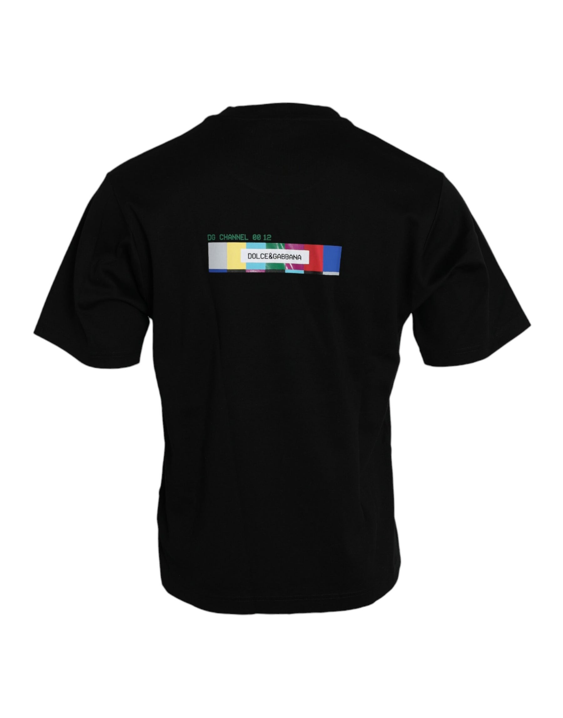 Dolce & Gabbana Black With Love Always Crew Neck Top T-shirt | Regal Royce