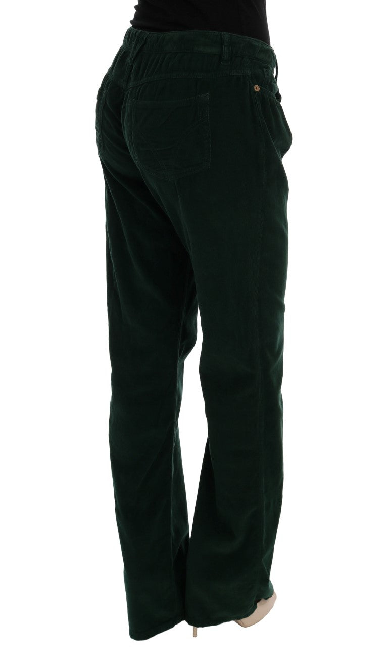Dolce & Gabbana Green Cotton Corduroys Jeans | Regal Royce