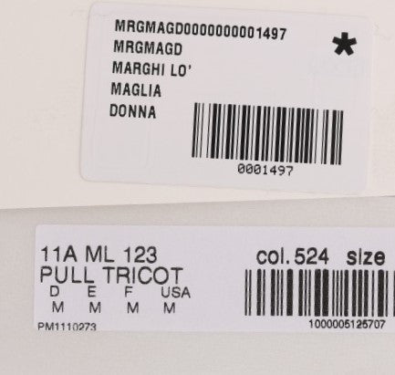 MARGHI LO' Blue 100% Lana Wool Blouse Top | Regal Royce