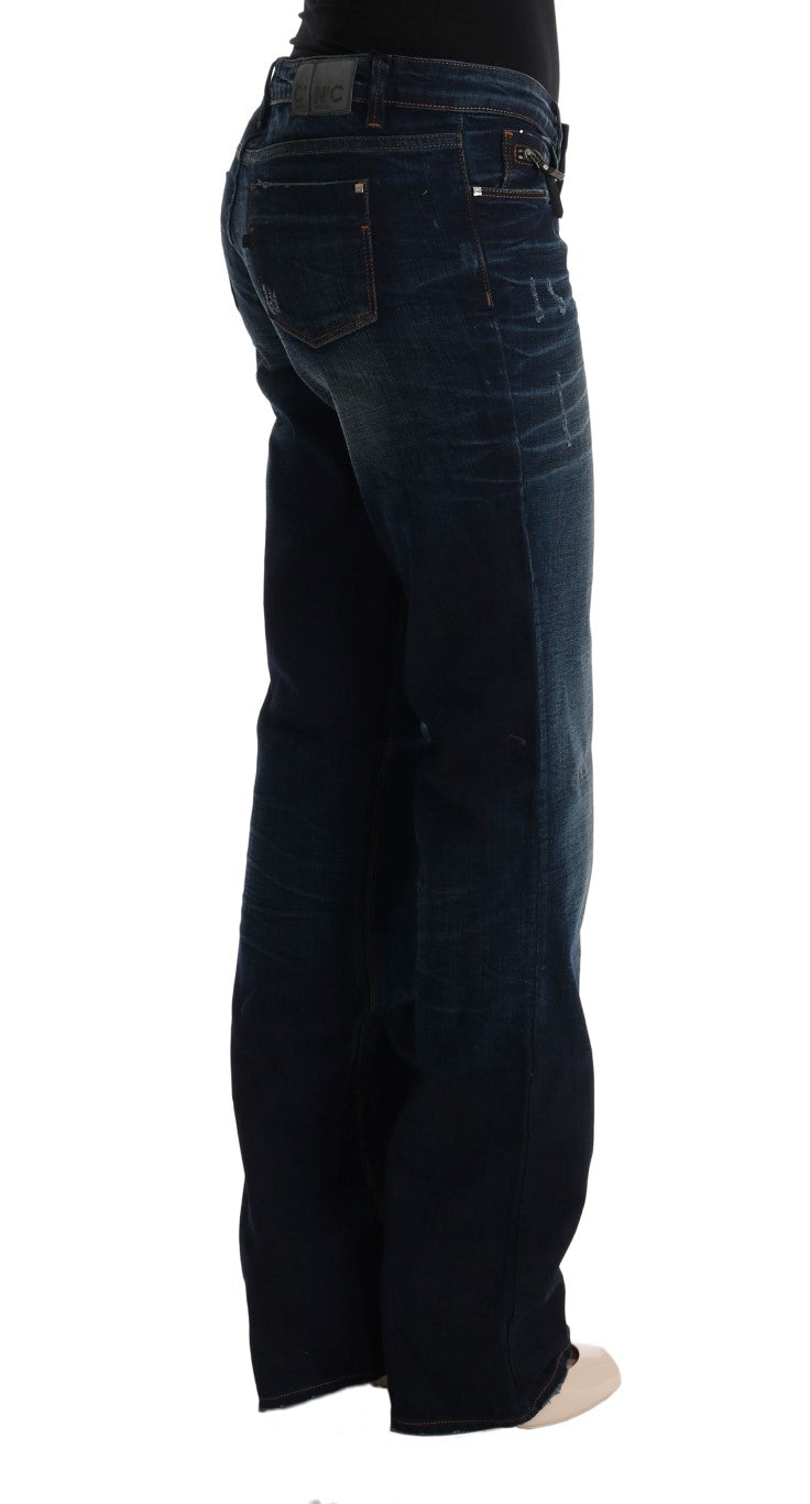 Costume National Blue Cotton Regular Fit Denim Jeans | Regal Royce