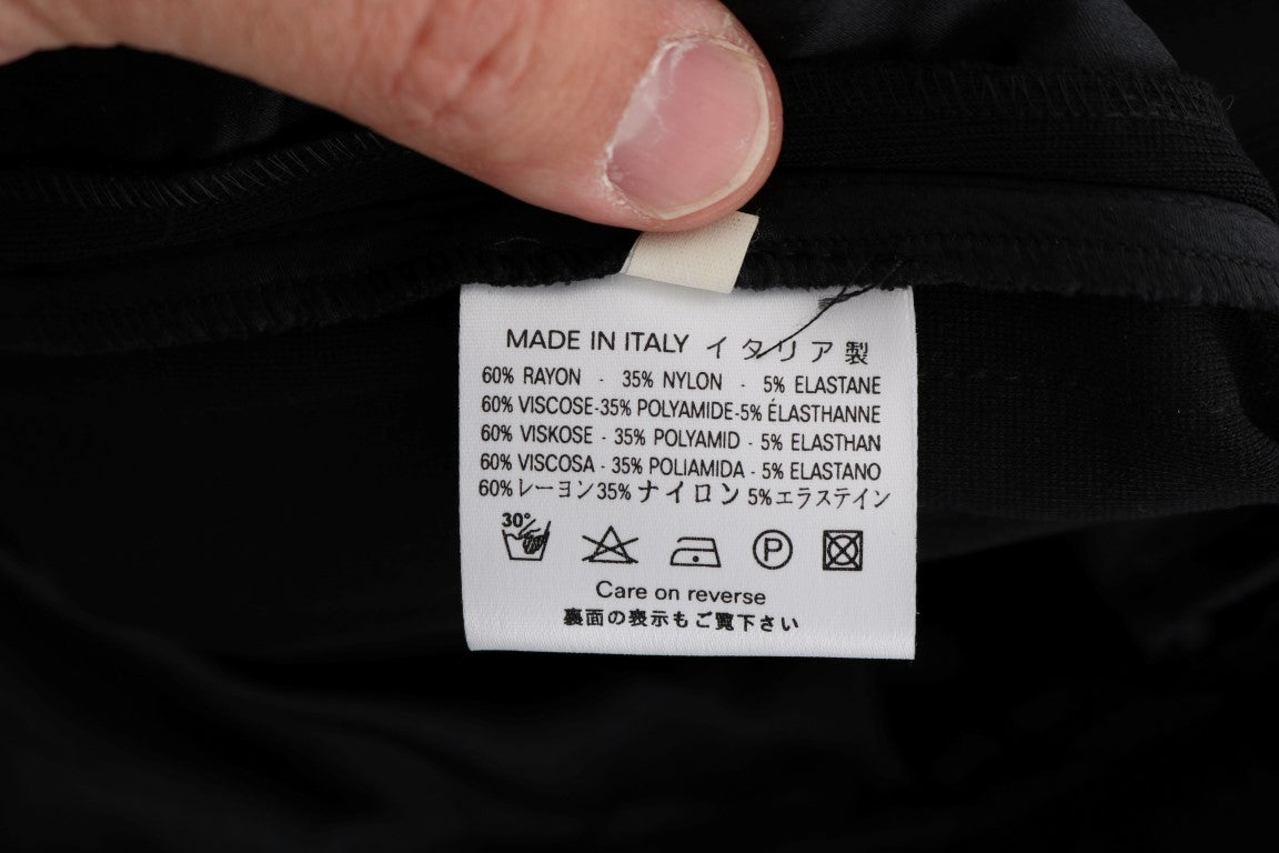 Ermanno Scervino Black Viscose Flare Bootcut Pants | Regal Royce