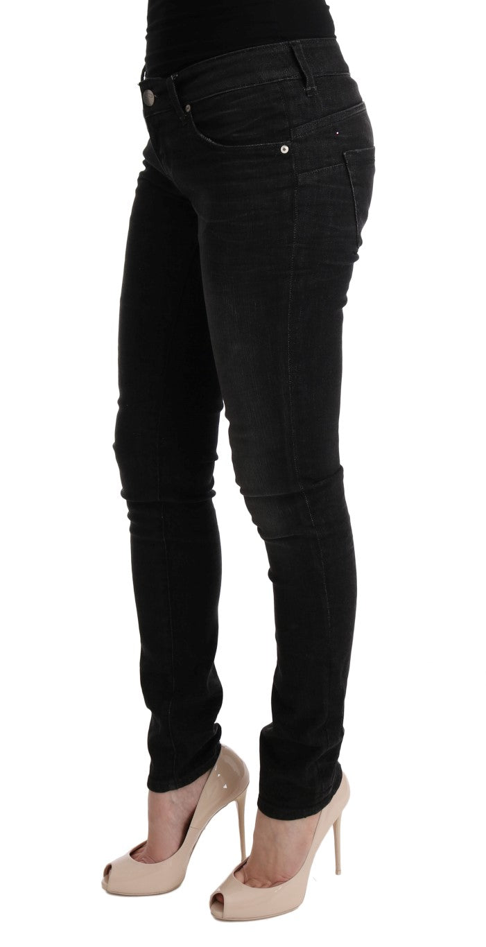 Acht Black Denim Cotton Bottoms Slim Fit Jeans | Regal Royce