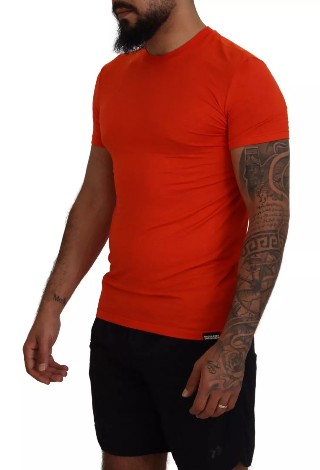 Dsquared² Orange Modal Short Sleeves Crewneck T-shirt | Regal Royce