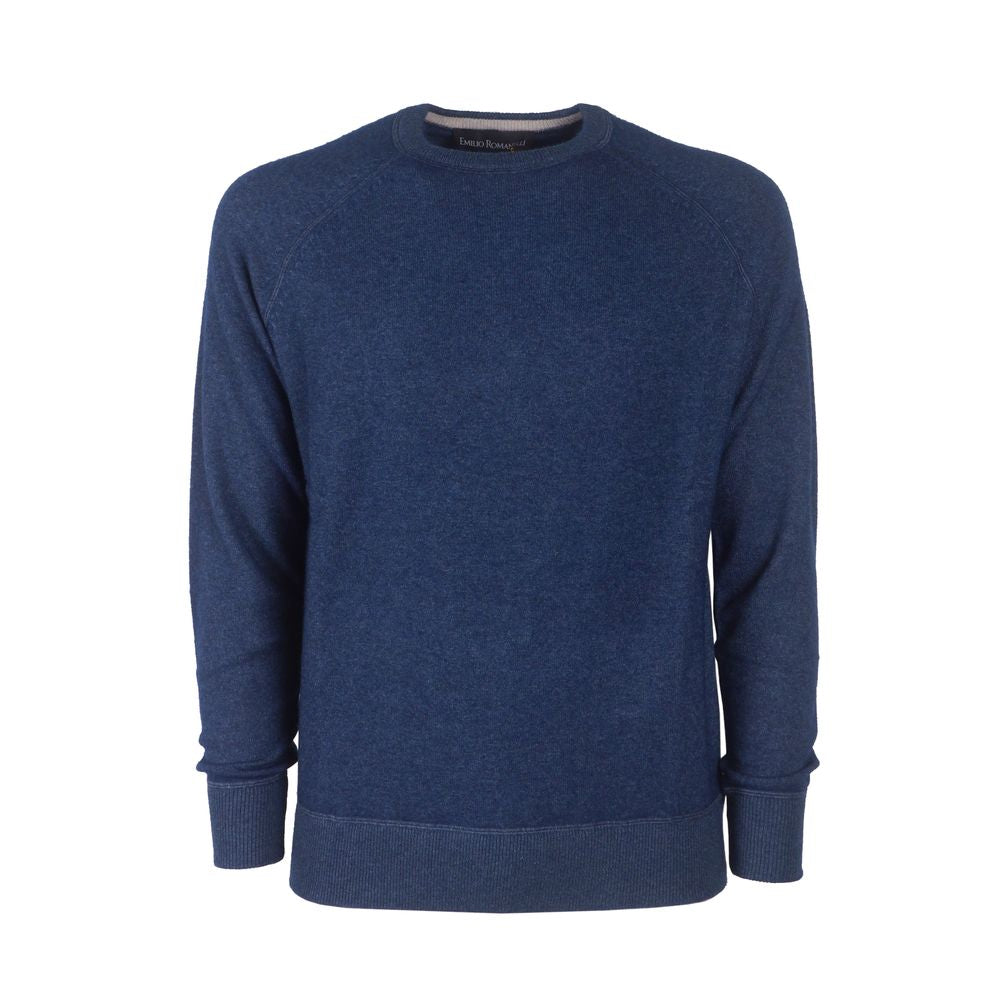 Emilio Romanelli Blue Cashmere Sweater