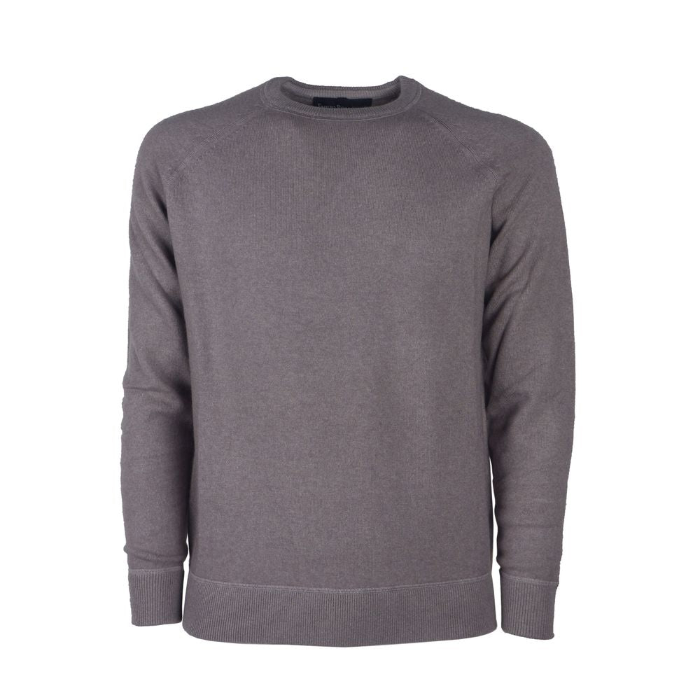 Emilio Romanelli Gray Cashmere Sweater