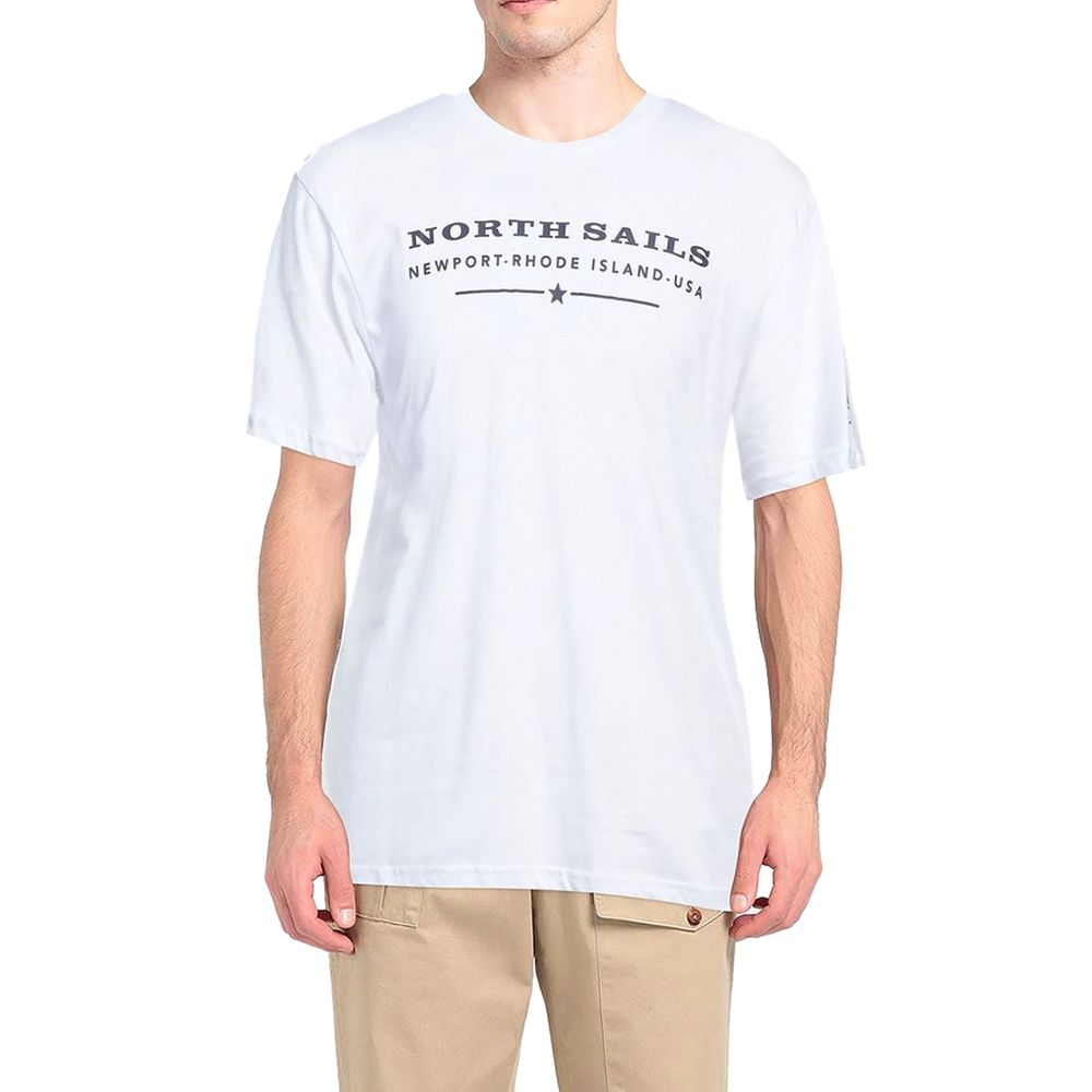 North Sails White Cotton T-Shirt