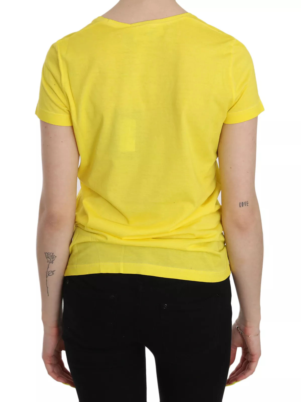 Dsquared² Yellow Round Neck Short Sleeve Shirt Top Blouse | Regal Royce
