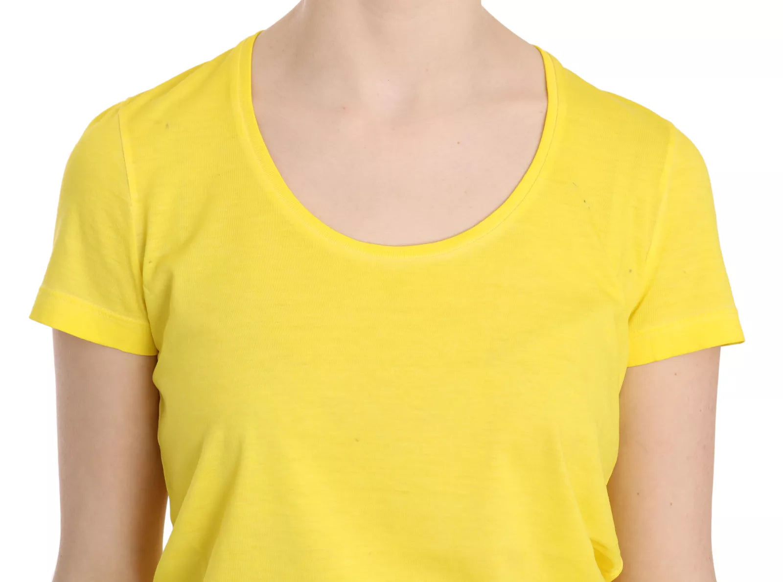 Dsquared² Yellow Round Neck Short Sleeve Shirt Top Blouse | Regal Royce
