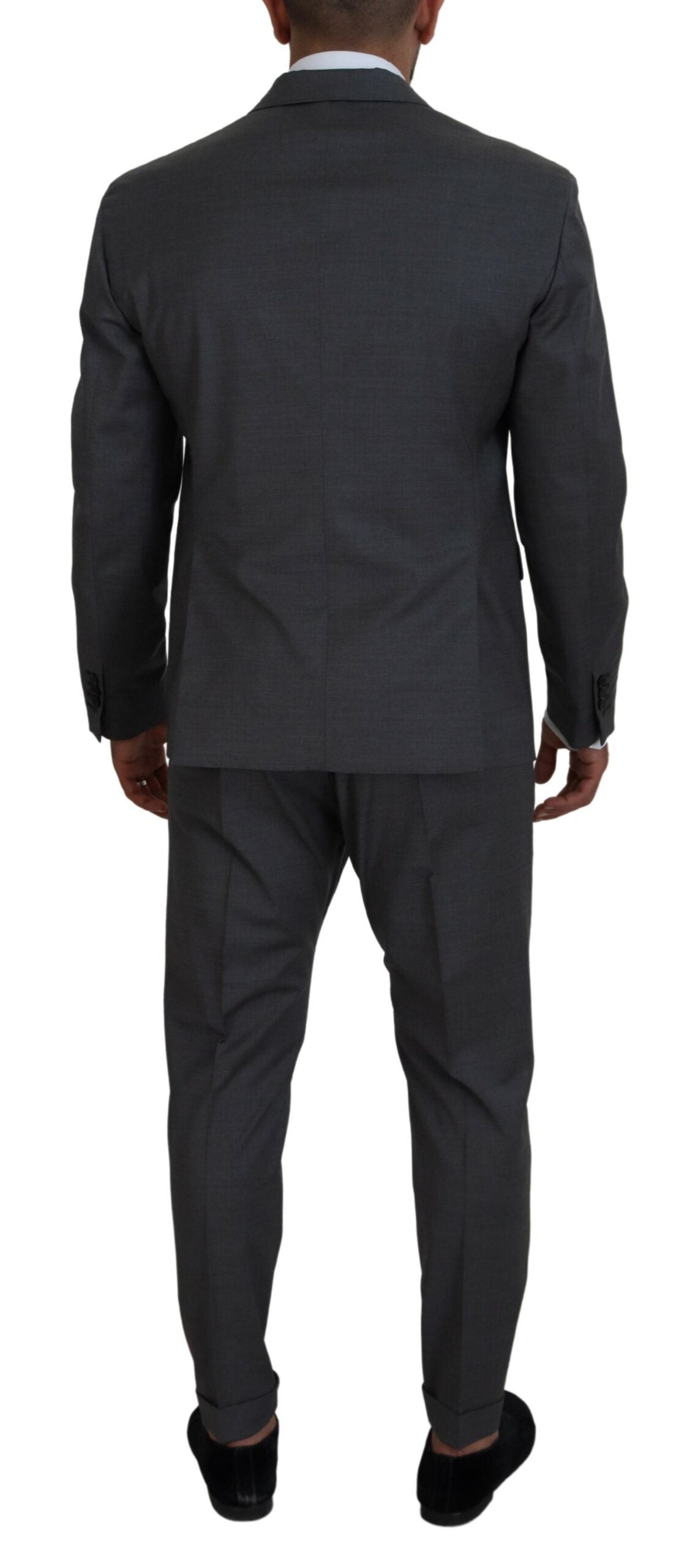 Dsquared² Gray Wool Single Breasted 2 Piece CIPRO Suit | Regal Royce