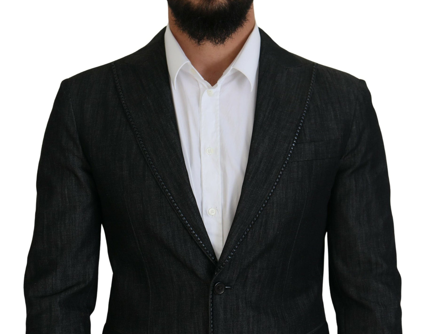 Dsquared² Black Cotton Single Breasted 2 Piece MIAMI Suit | Regal Royce
