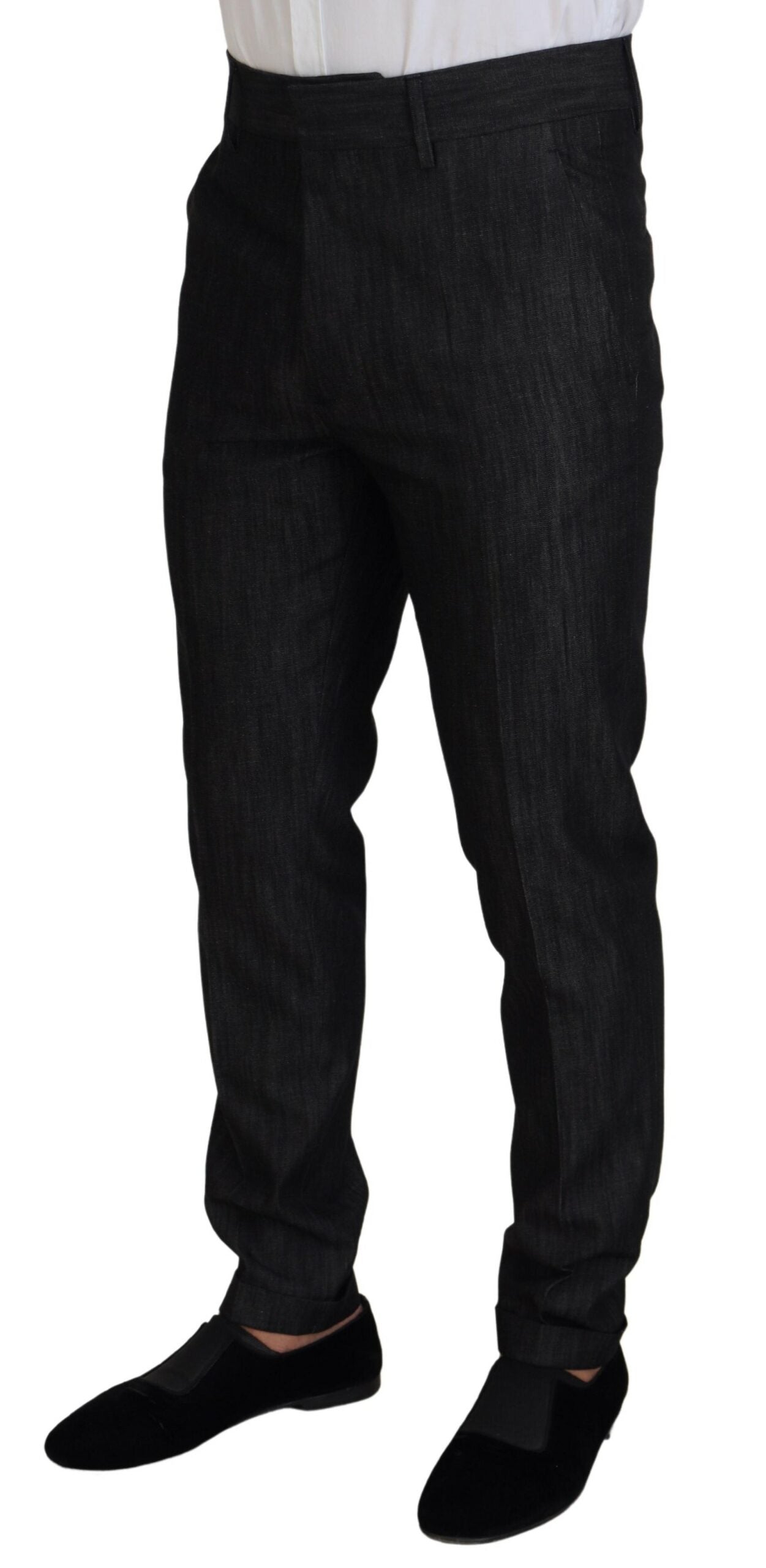 Dsquared² Black Cotton Single Breasted 2 Piece MIAMI Suit | Regal Royce